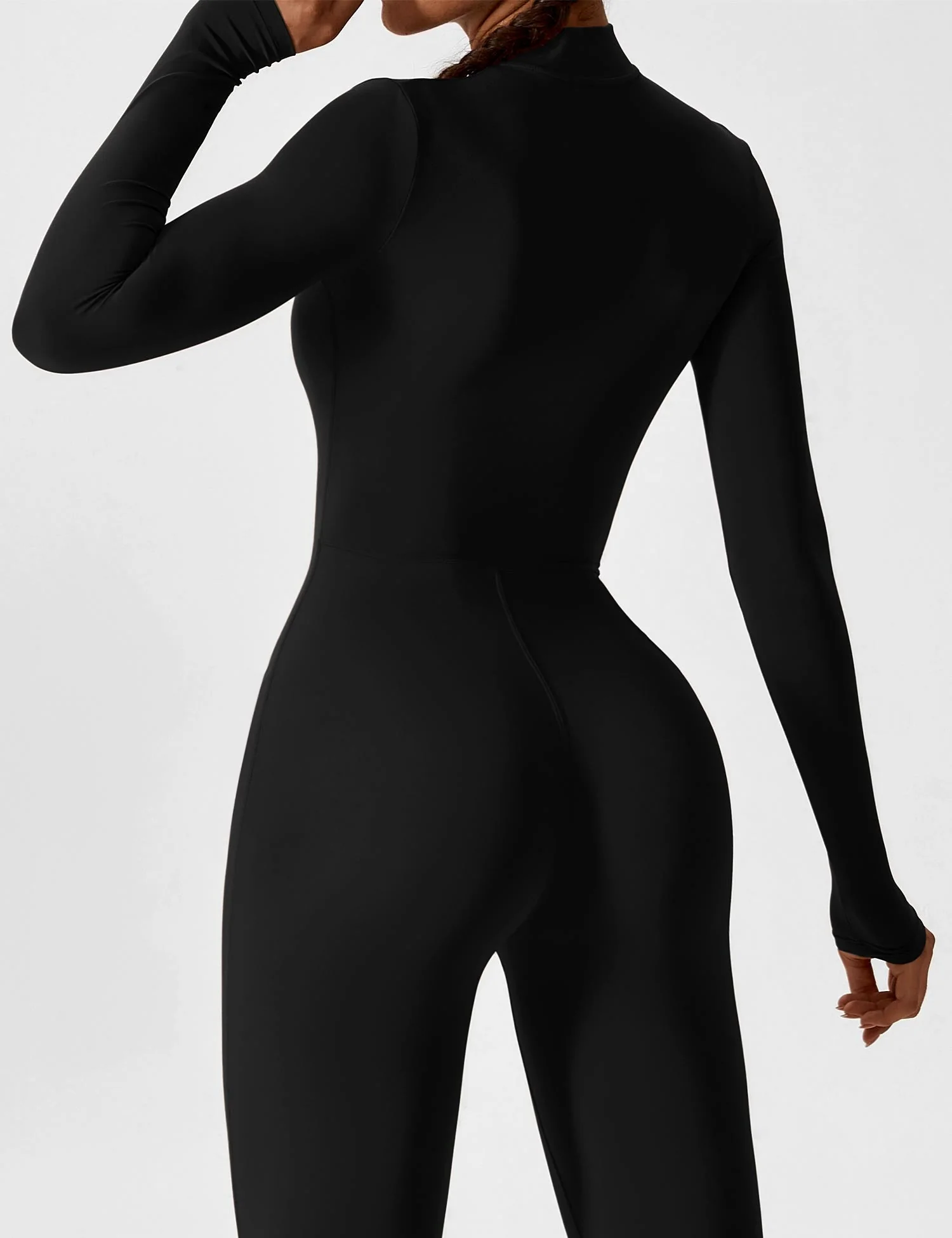 Yeoreo Long Sleeve Zipper Jumpsuit - Image 5