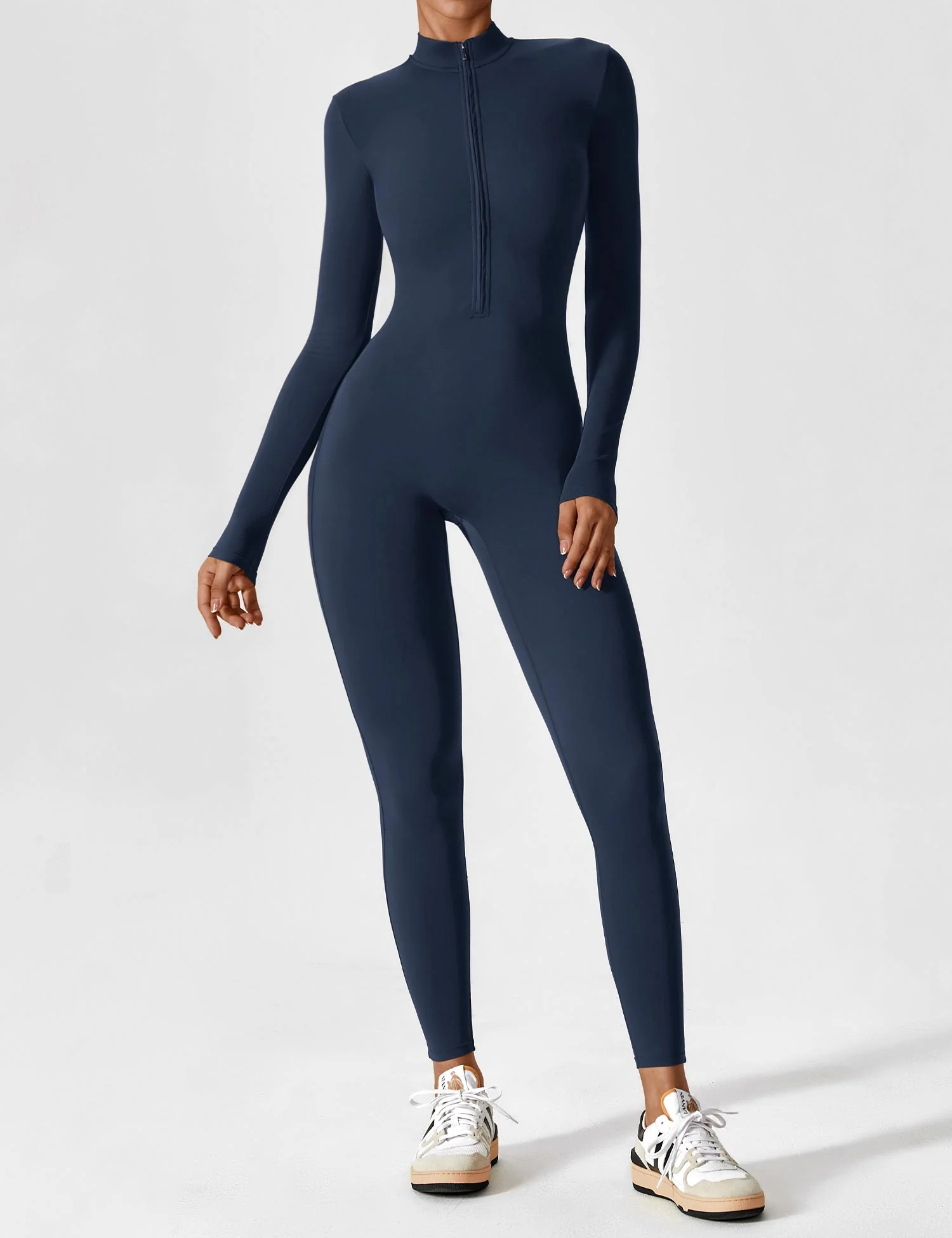 Yeoreo Long Sleeve Zipper Jumpsuit - Image 51