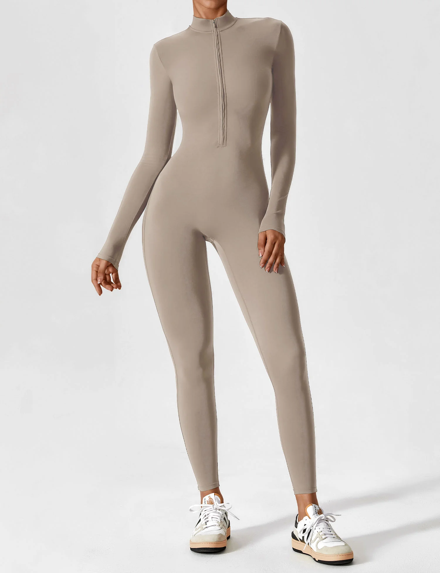 Yeoreo Long Sleeve Zipper Jumpsuit - Image 69