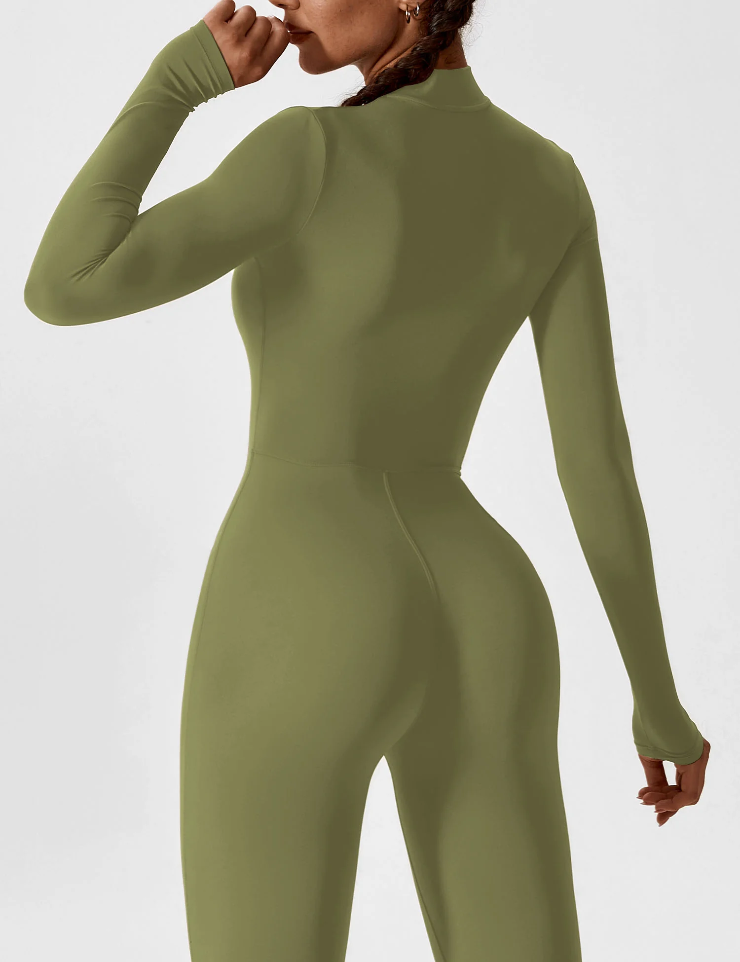 Yeoreo Long Sleeve Zipper Jumpsuit - Image 83