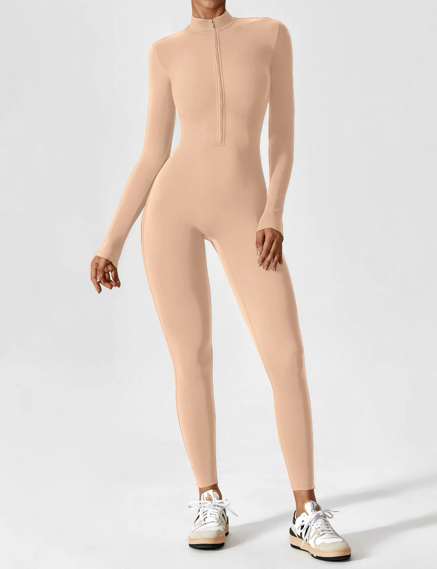 Yeoreo Long Sleeve Zipper Jumpsuit - Image 87