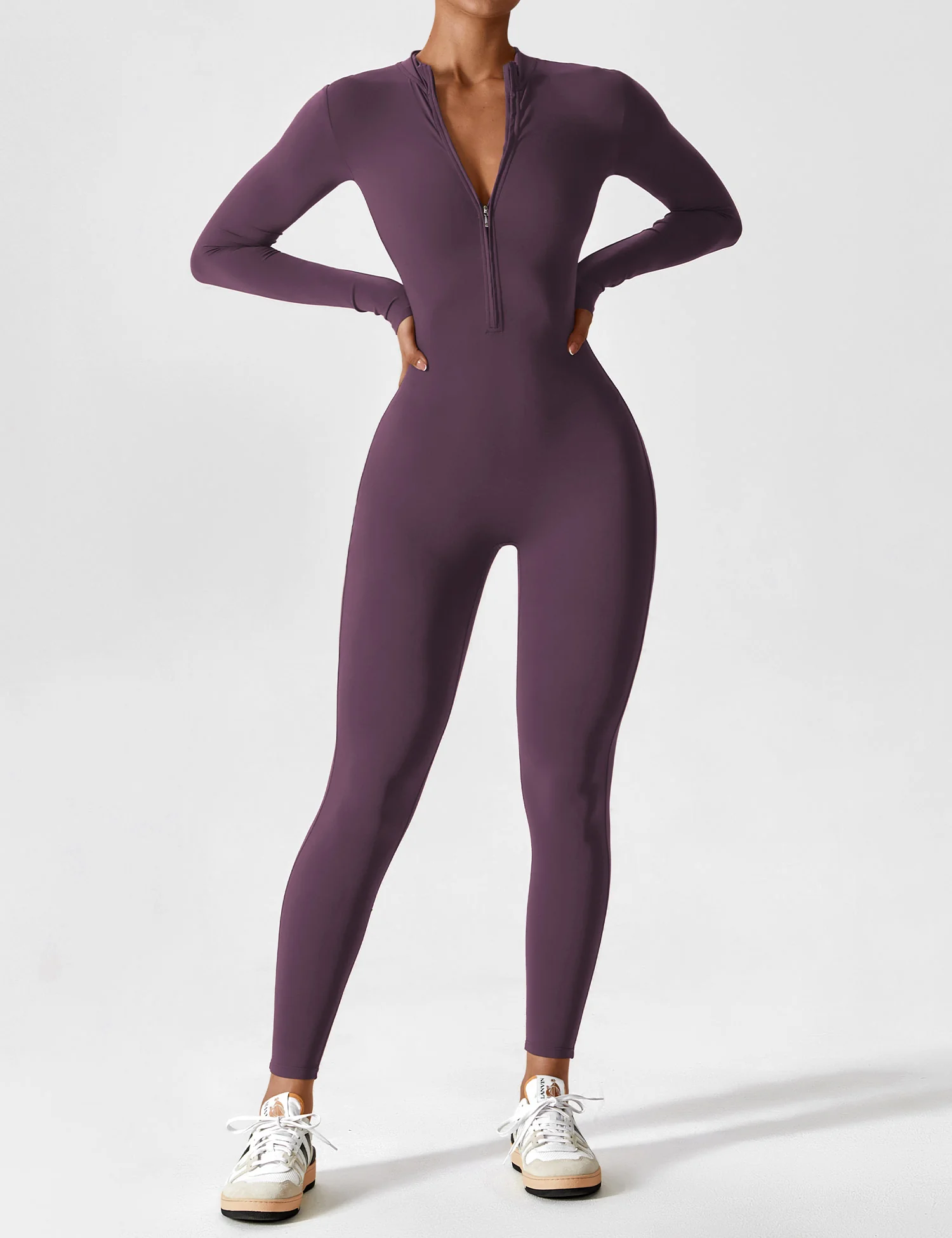 Yeoreo Long Sleeve Zipper Jumpsuit - Image 97