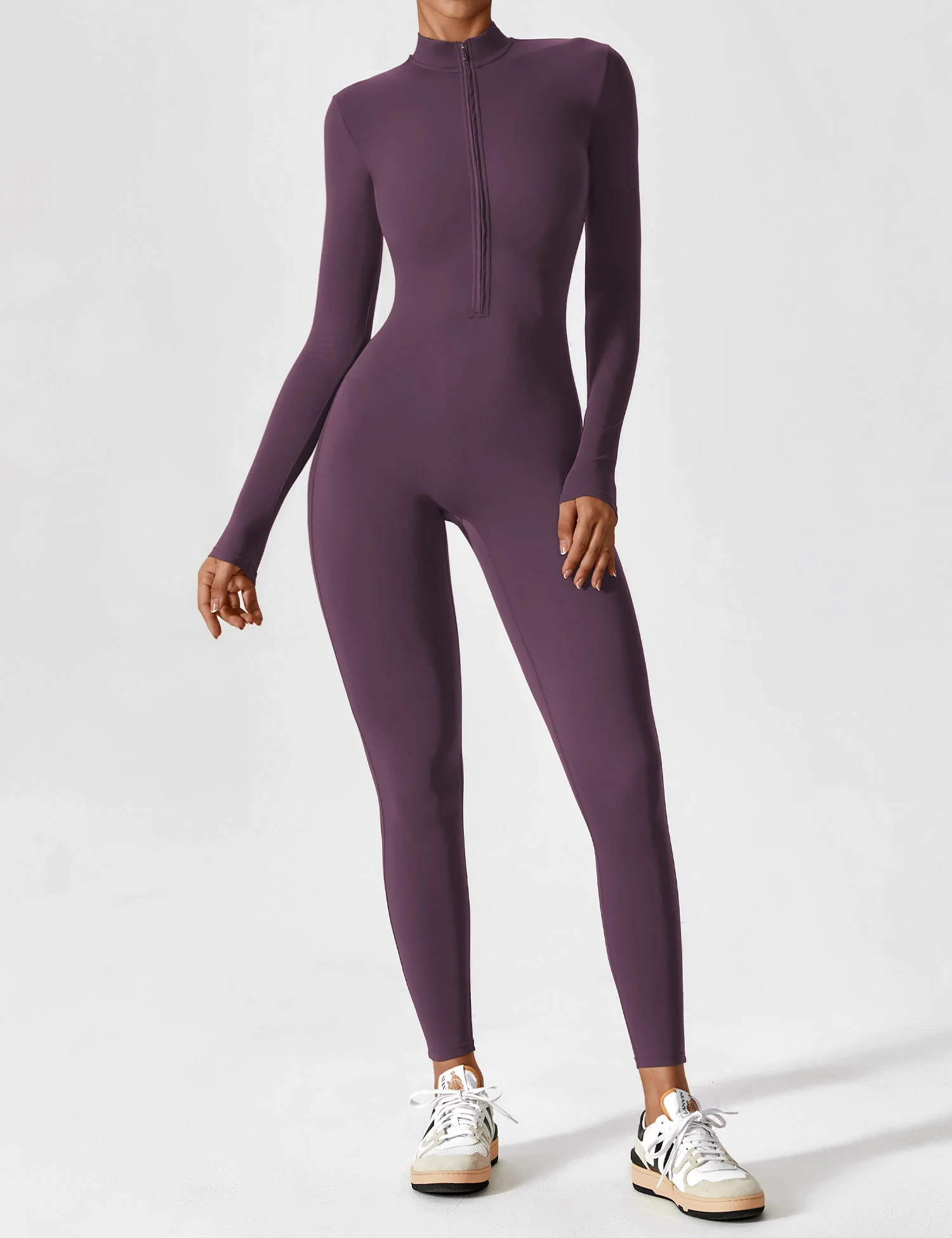 Yeoreo Long Sleeve Zipper Jumpsuit - Image 99