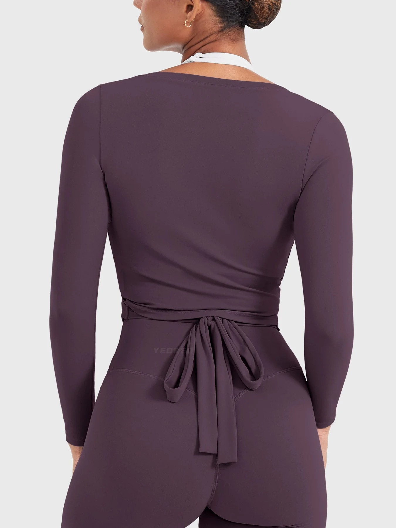 Yeoreo Michelie Long Sleeve Ballet Wrap Top - Image 20