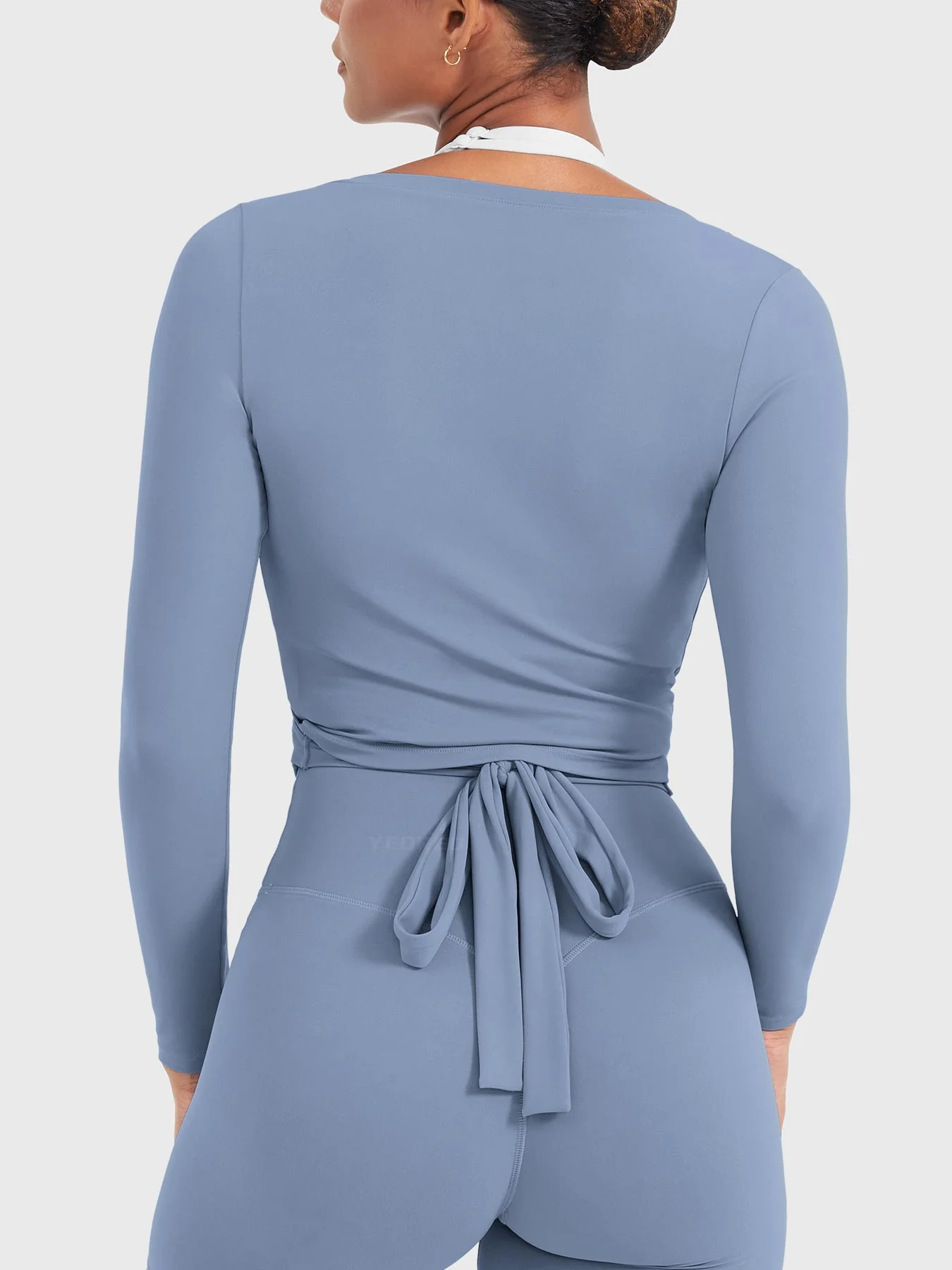 Yeoreo Michelie Long Sleeve Ballet Wrap Top - Image 26