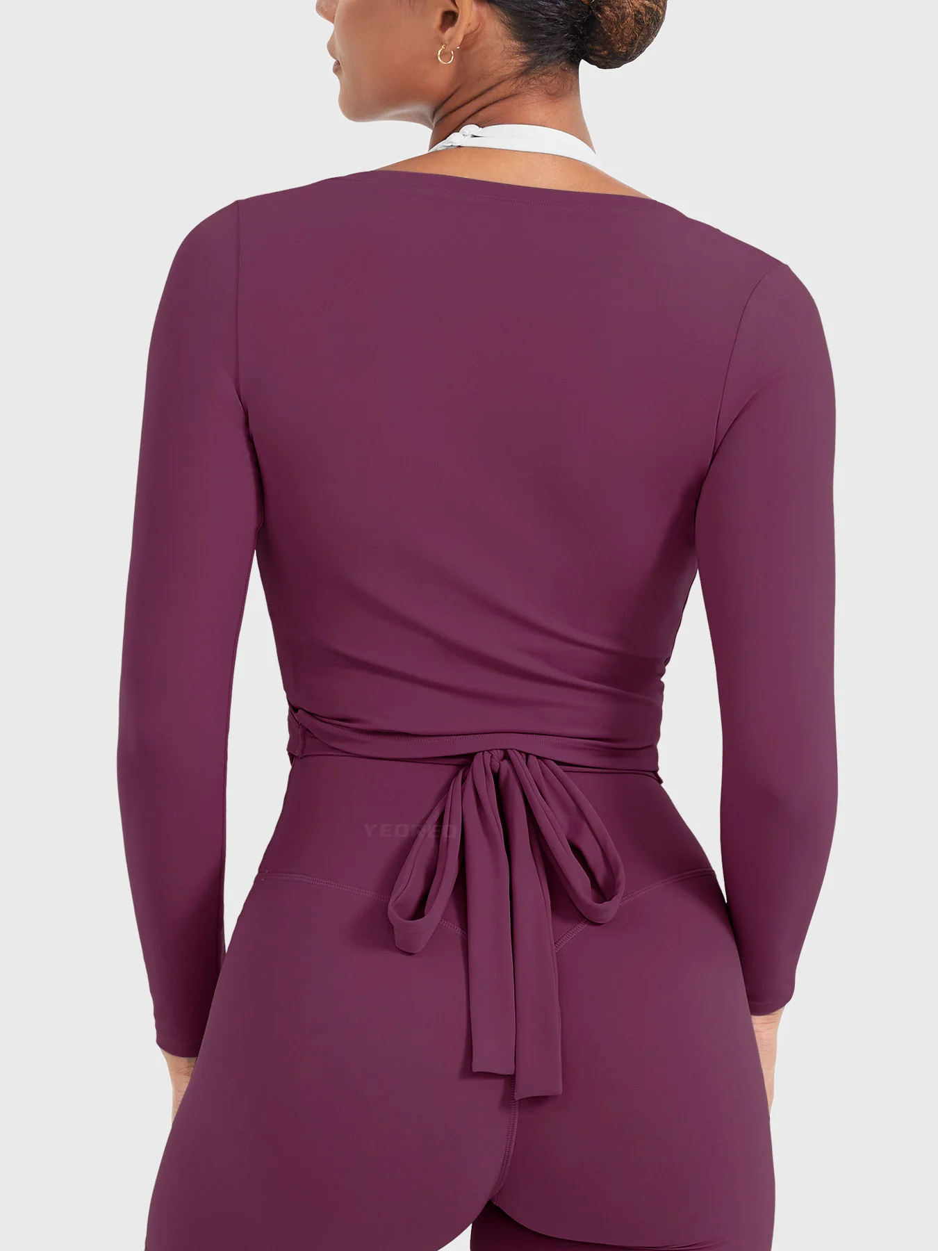 Yeoreo Michelie Long Sleeve Ballet Wrap Top - Image 38