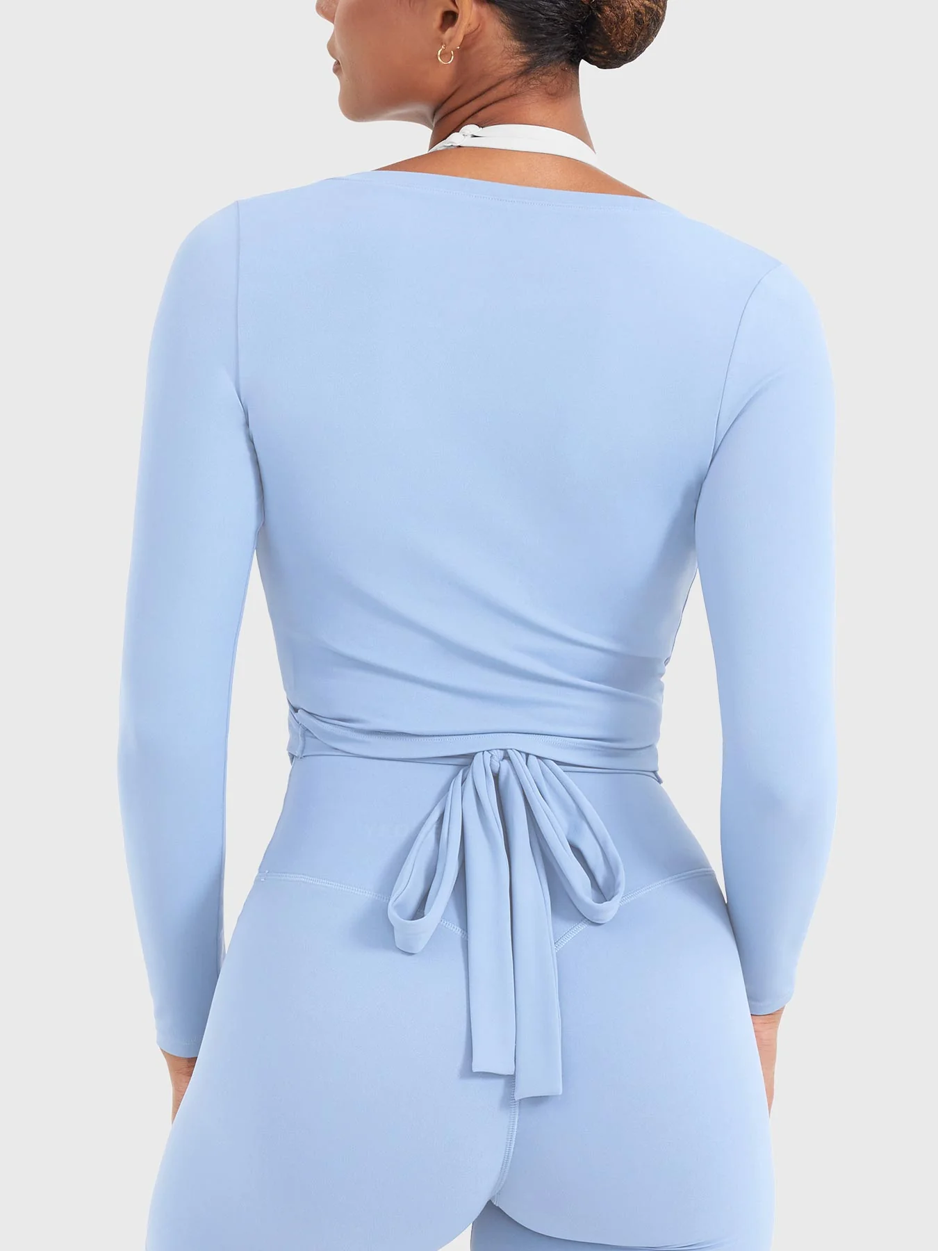 Yeoreo Michelie Long Sleeve Ballet Wrap Top - Image 44