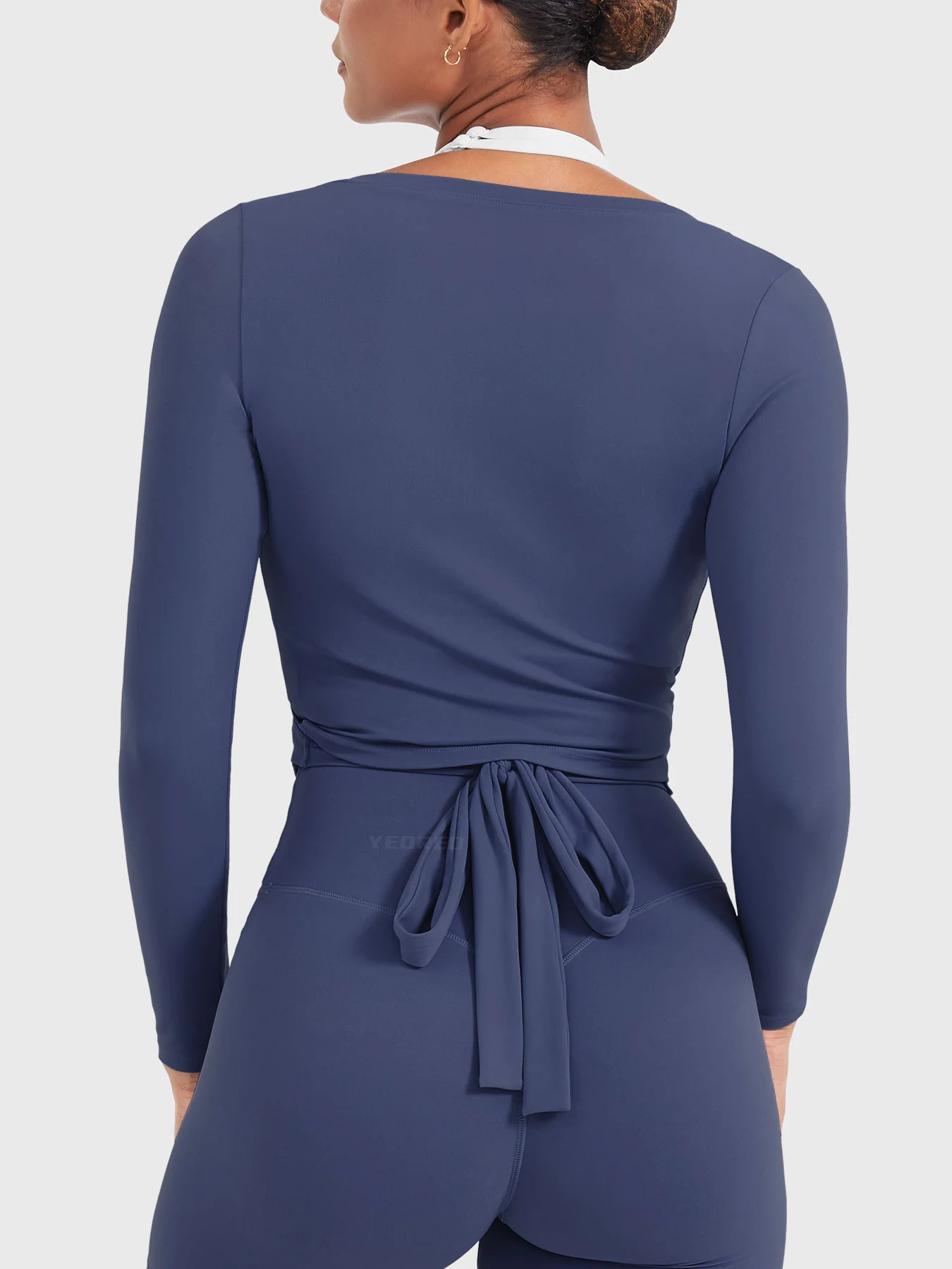 Yeoreo Michelie Long Sleeve Ballet Wrap Top - Image 56