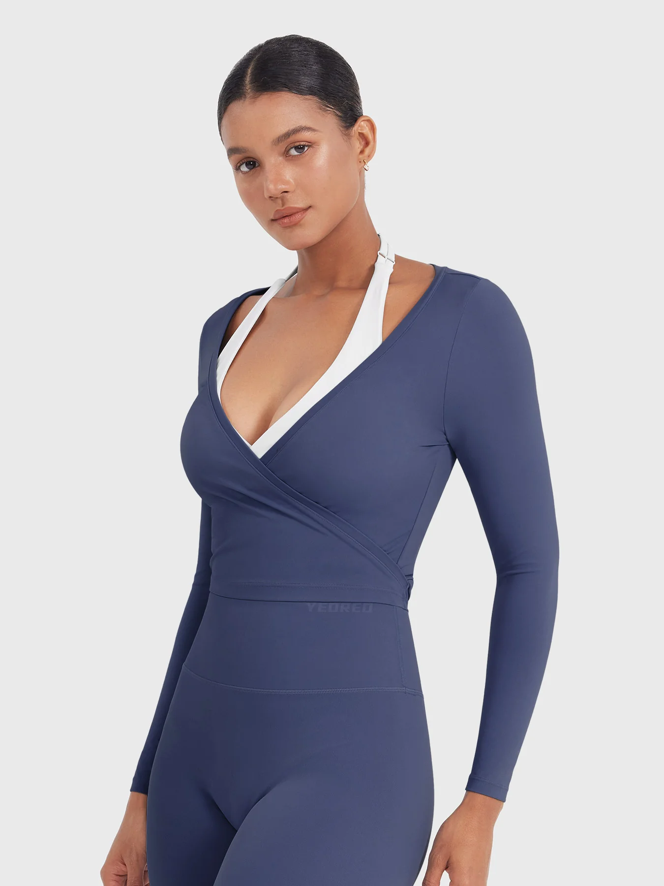 Yeoreo Michelie Long Sleeve Ballet Wrap Top - Image 57