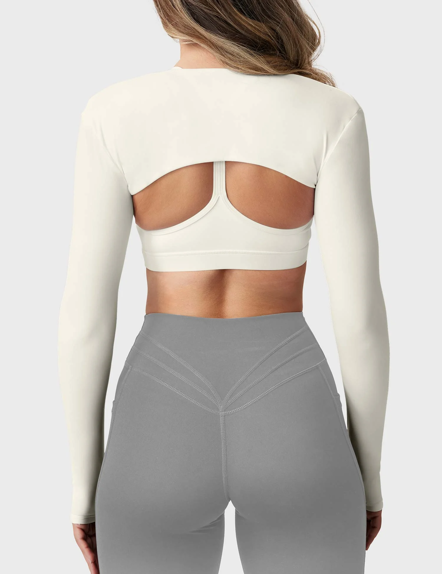 Yeoreo Mini Long Sleeve Bolero Shrug - Image 10