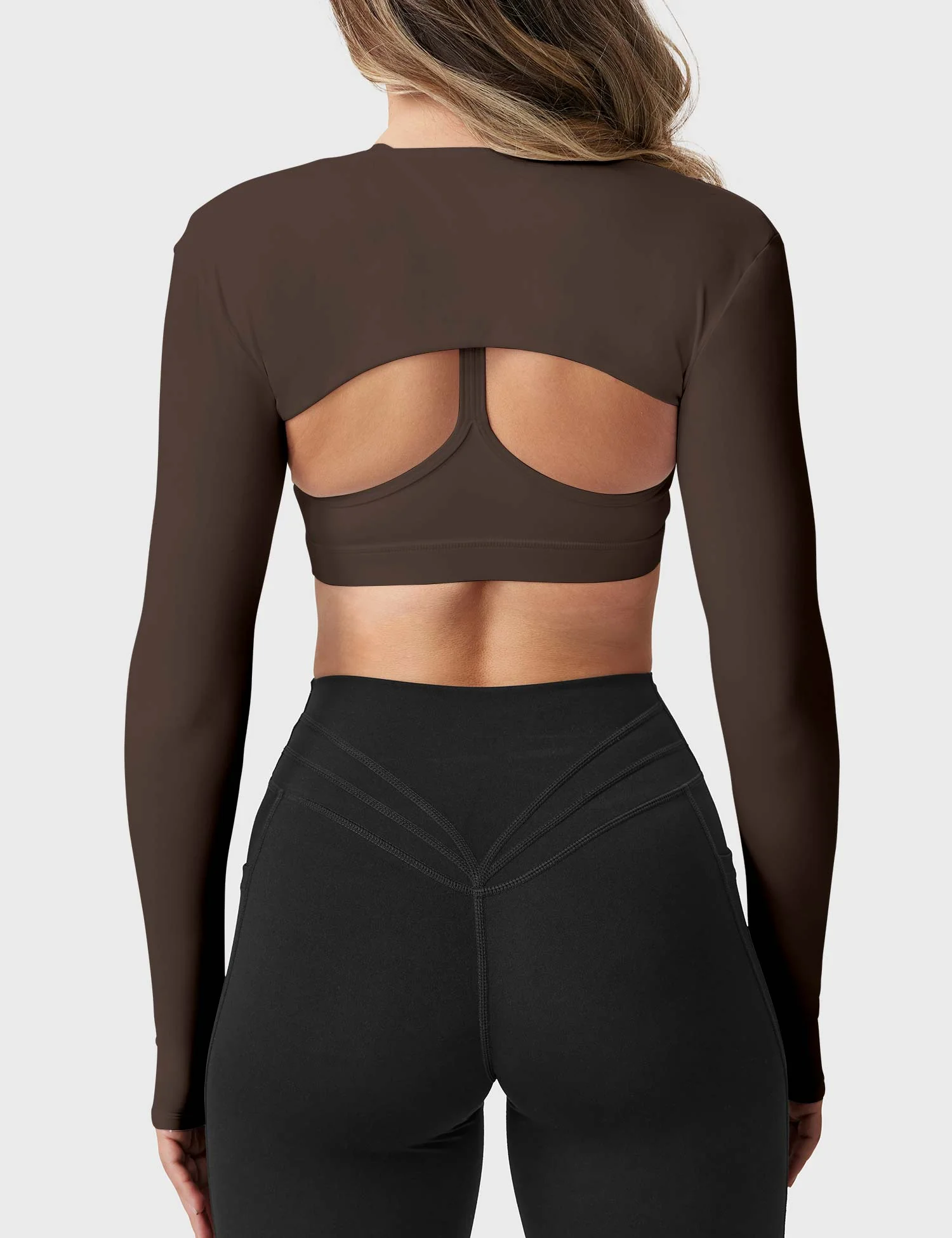 Yeoreo Mini Long Sleeve Bolero Shrug - Image 14