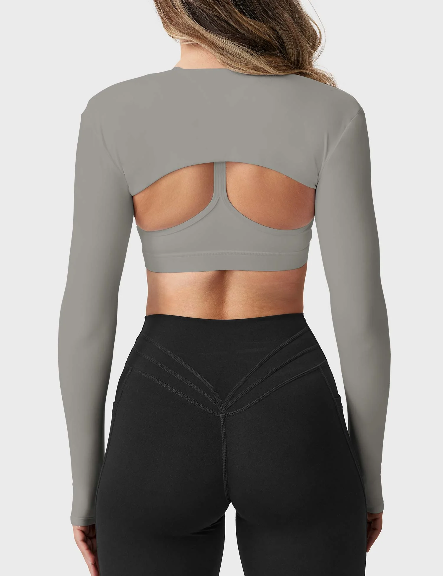 Yeoreo Mini Long Sleeve Bolero Shrug - Image 18