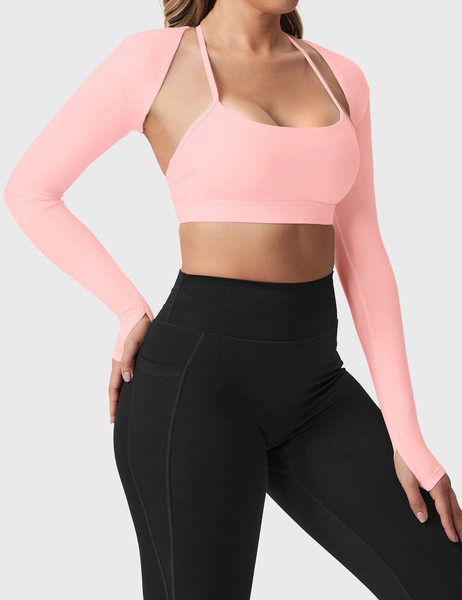 Yeoreo Mini Long Sleeve Bolero Shrug - Image 22