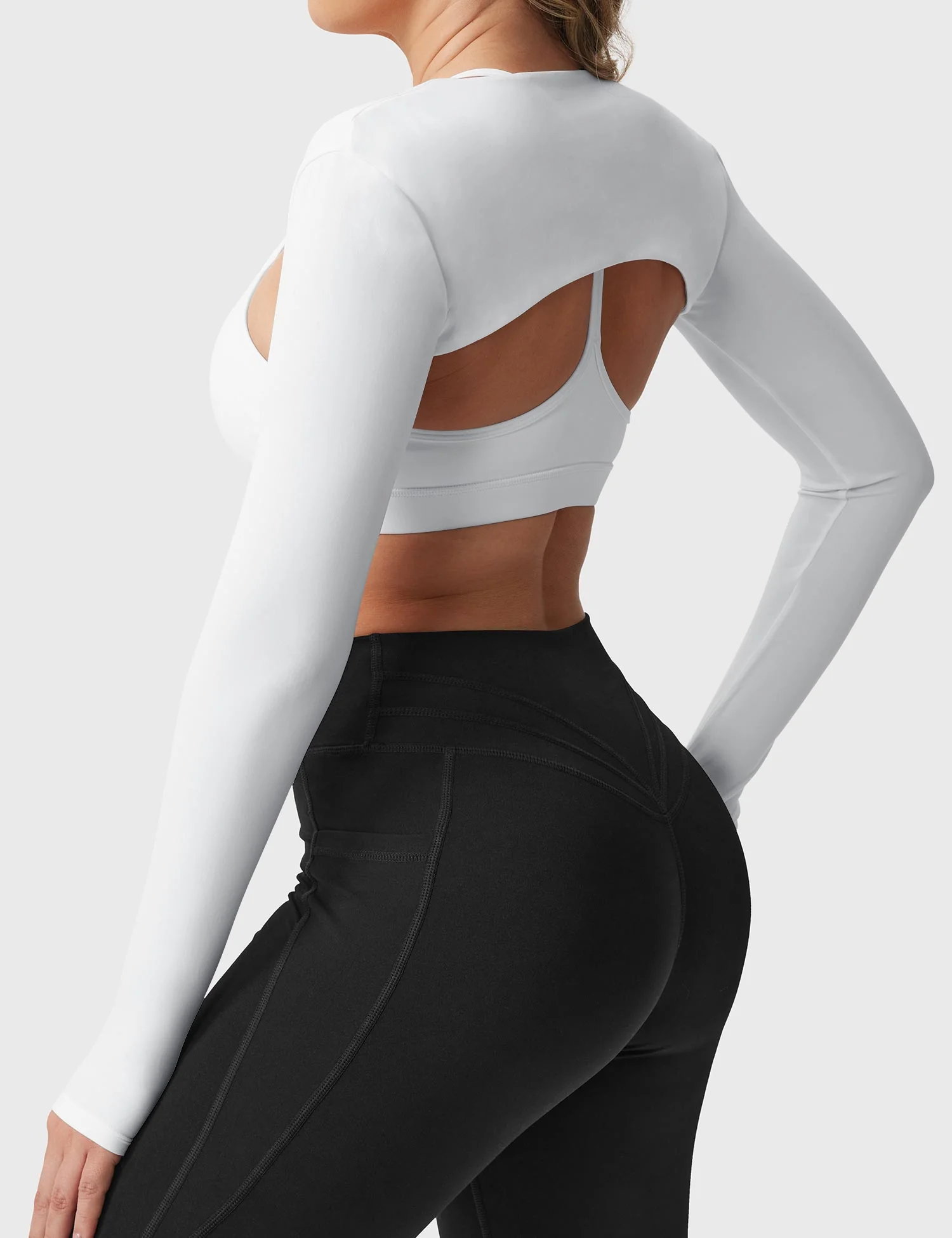 Yeoreo Mini Long Sleeve Bolero Shrug - Image 8