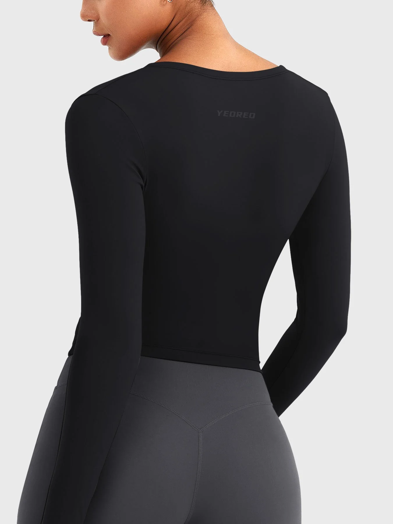 Yeoreo Minniy V Neck Long Sleeve Top - Image 7