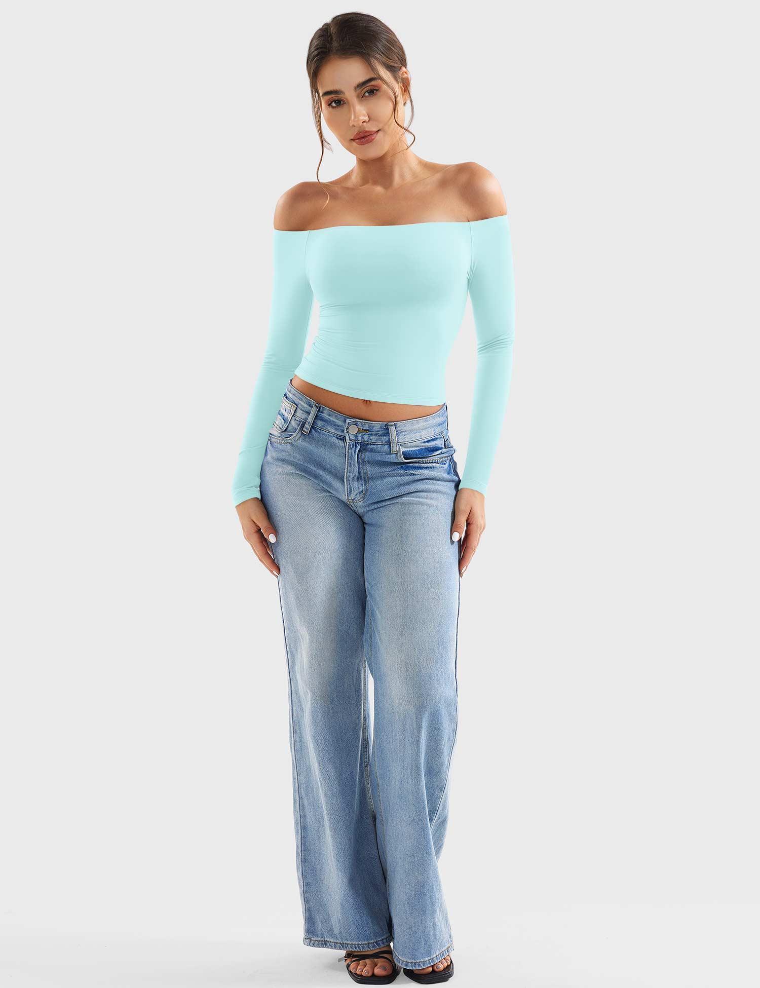 Yeoreo Luzlie off-Shoulder y2k Top - Image 107
