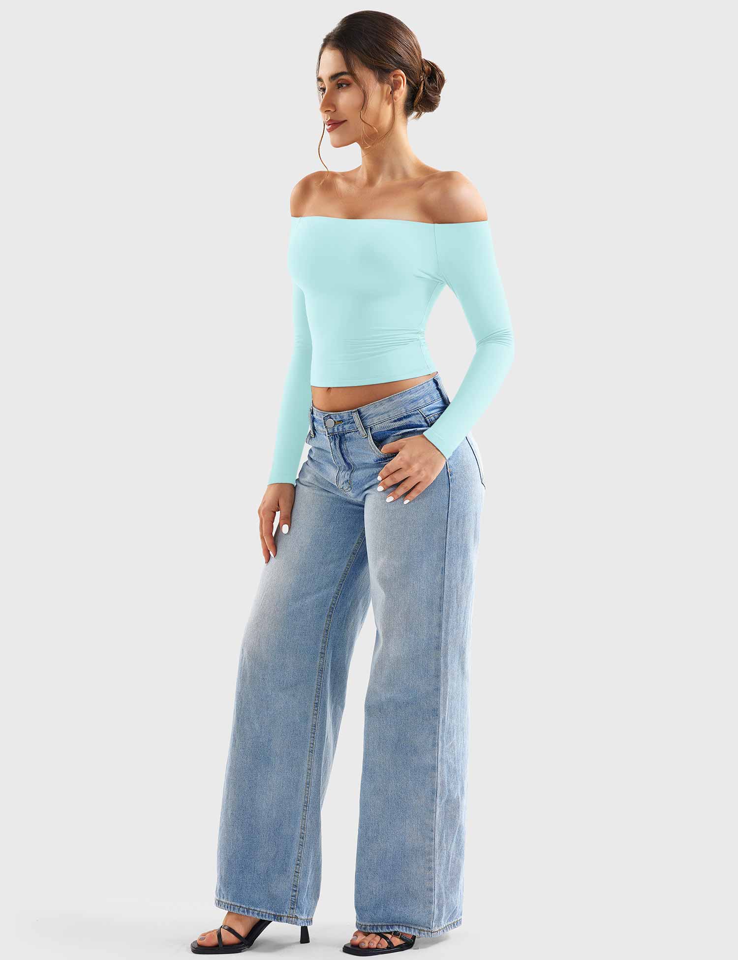Yeoreo Luzlie off-Shoulder y2k Top - Image 108