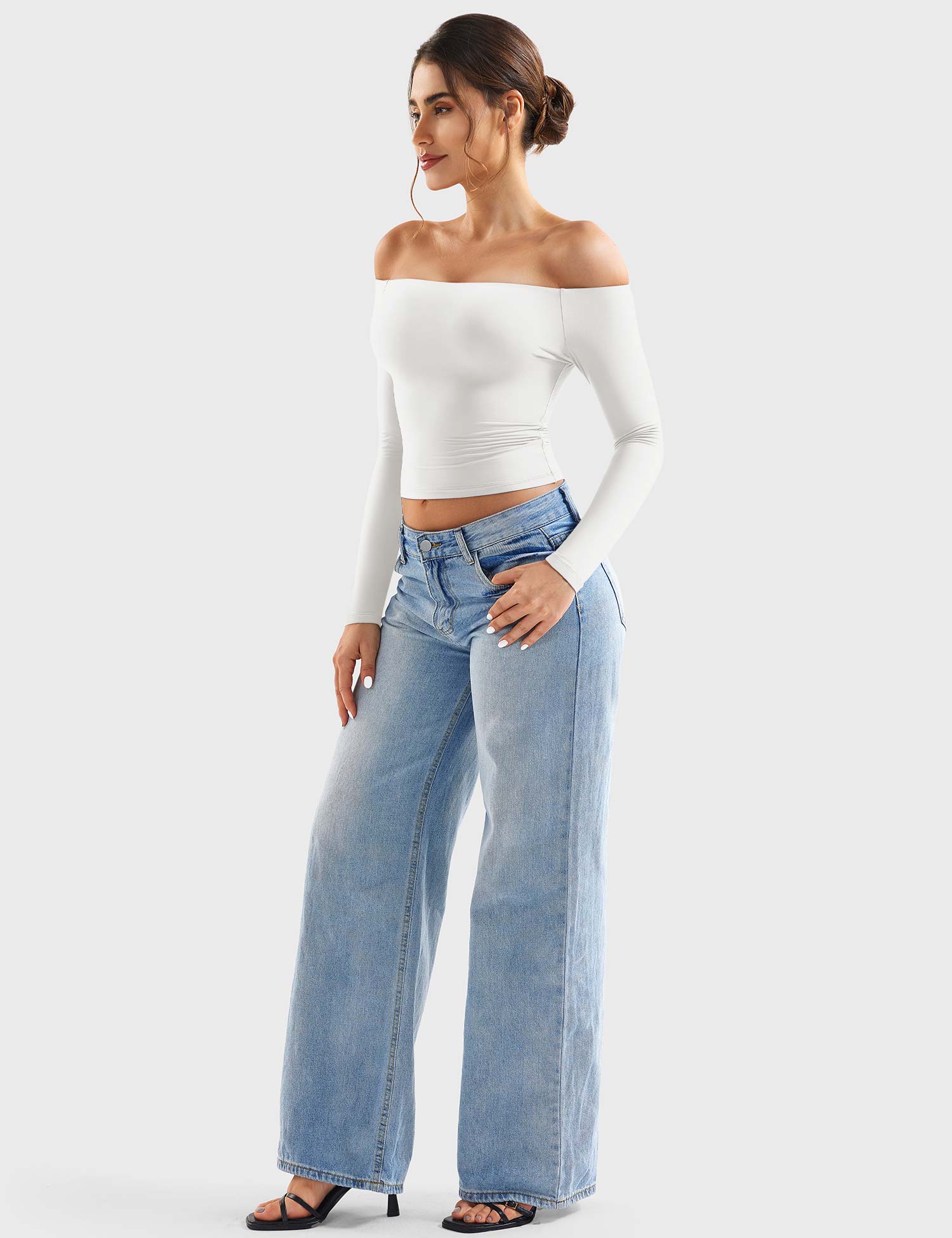 Yeoreo Luzlie off-Shoulder y2k Top - Image 30