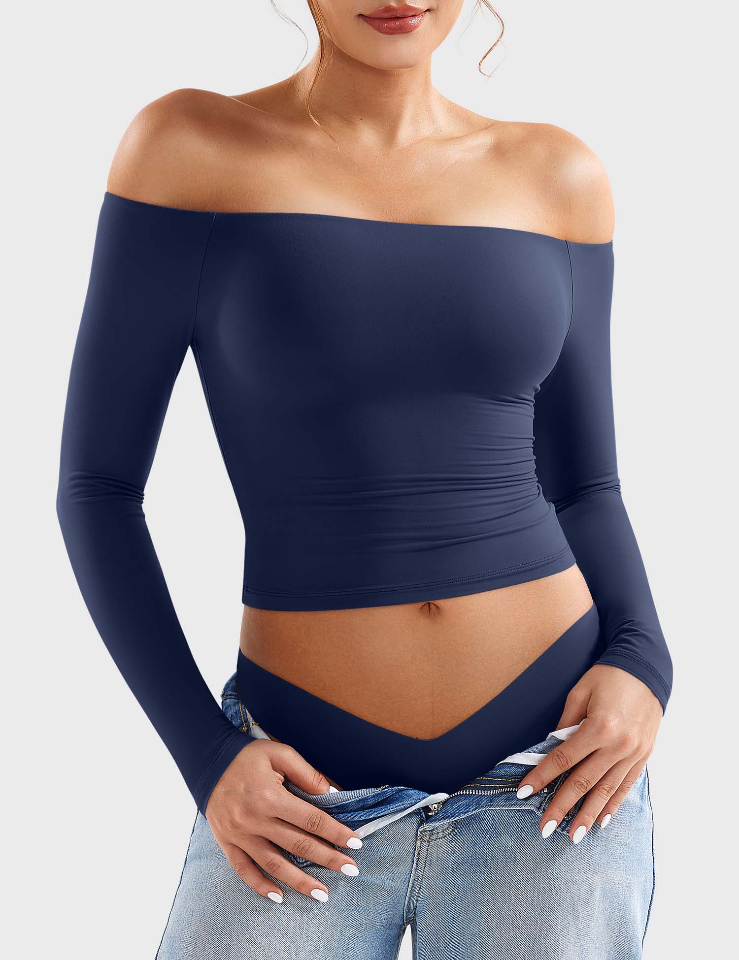 Yeoreo Luzlie off-Shoulder y2k Top - Image 43