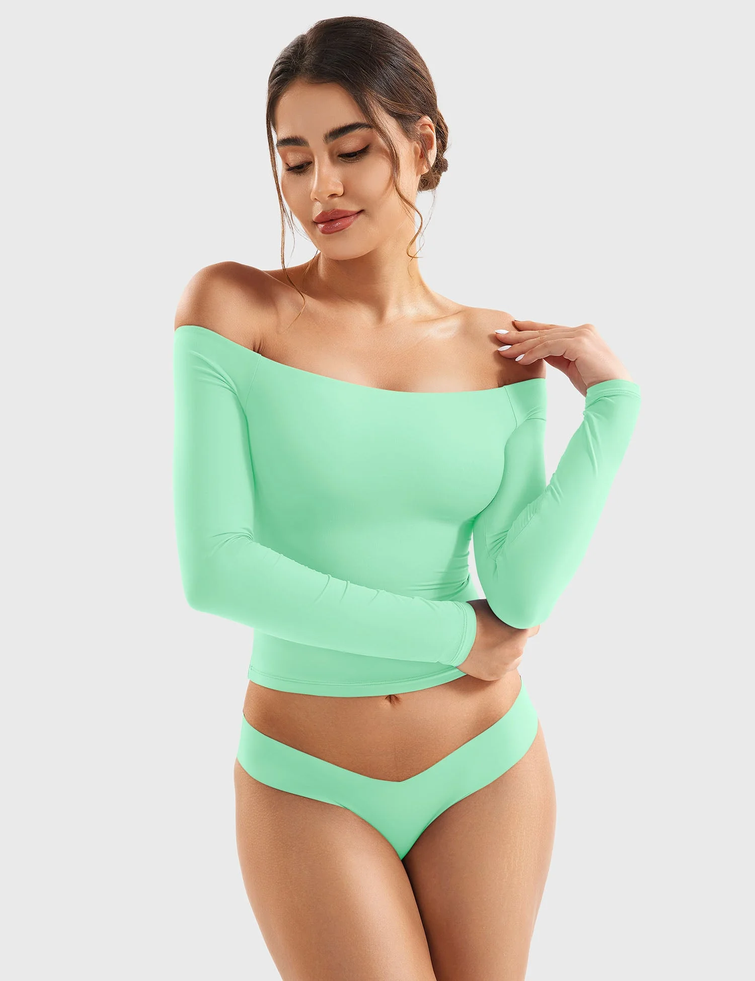 Yeoreo Luzlie off-Shoulder y2k Top - Image 57