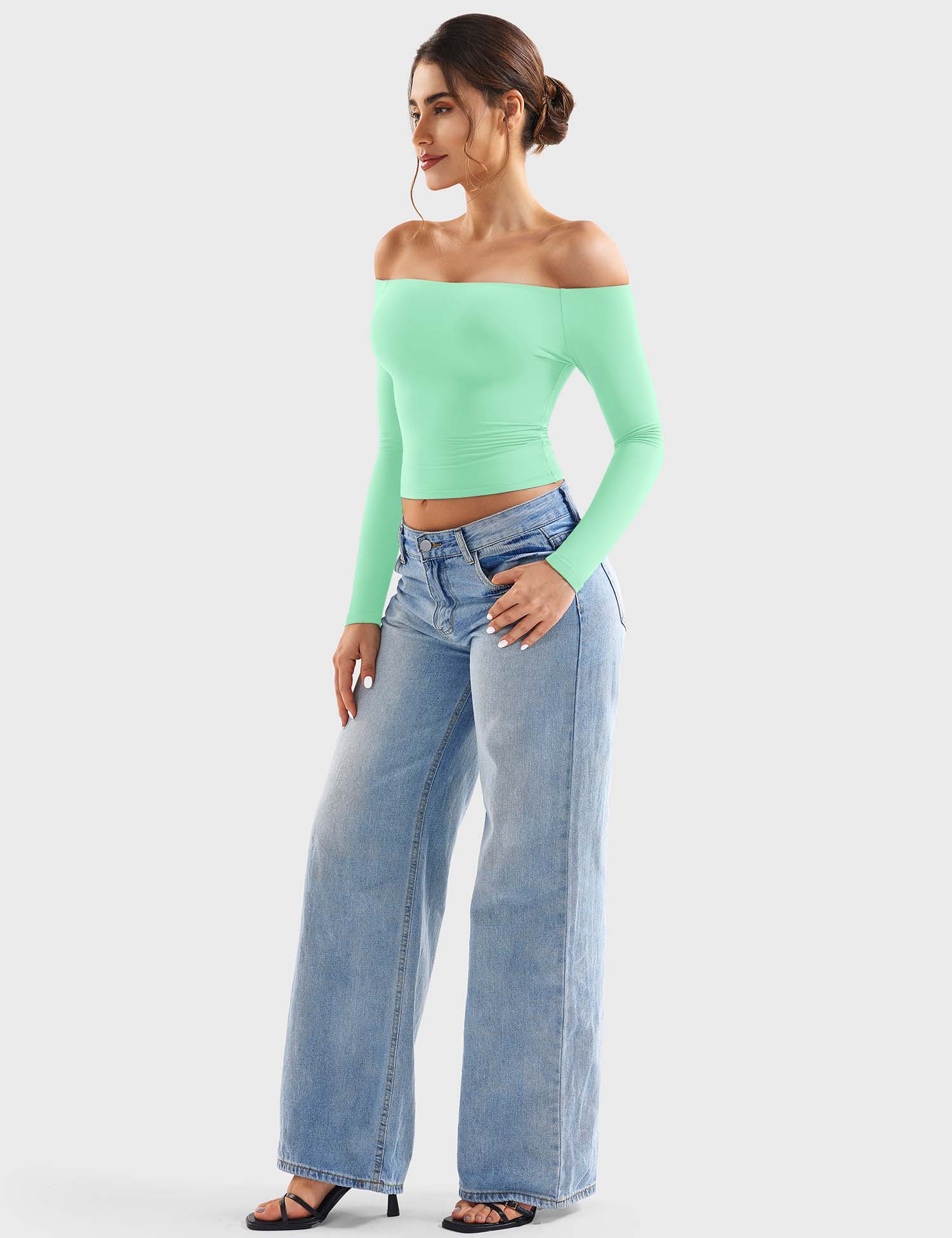 Yeoreo Luzlie off-Shoulder y2k Top - Image 60