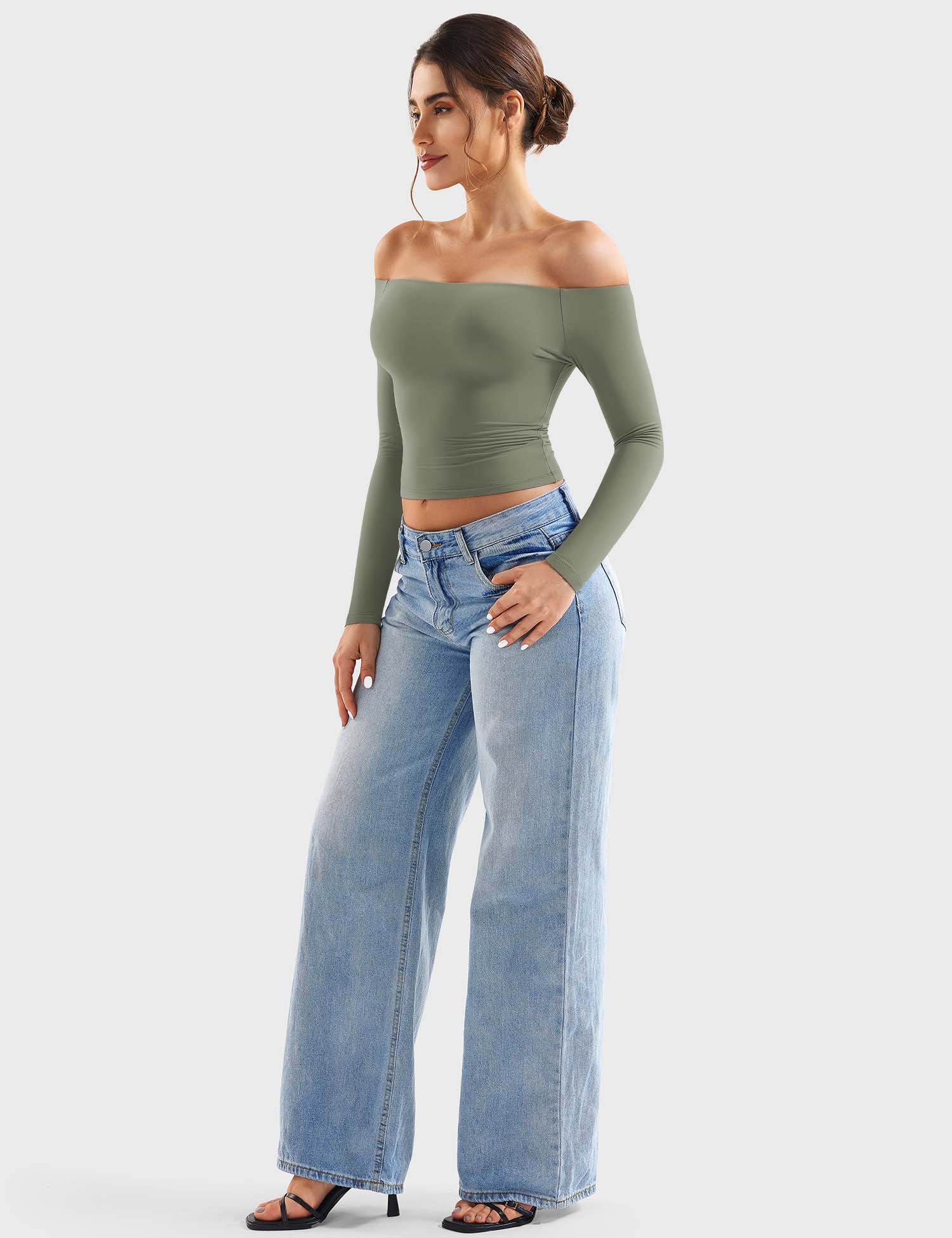 Yeoreo Luzlie off-Shoulder y2k Top - Image 66