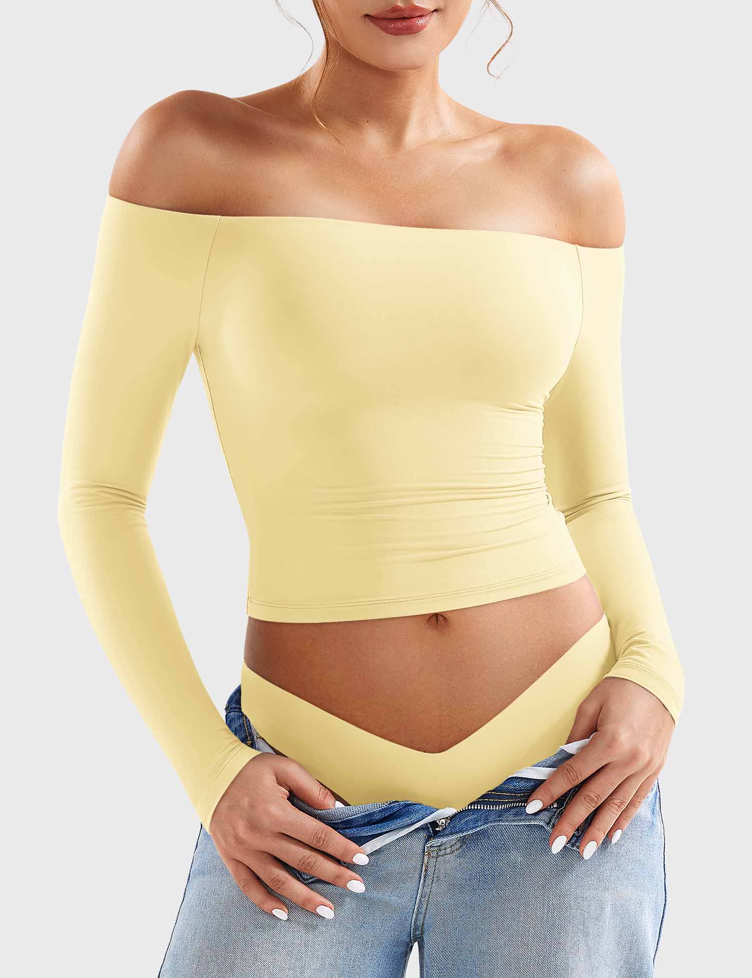 Yeoreo Luzlie off-Shoulder y2k Top - Image 79