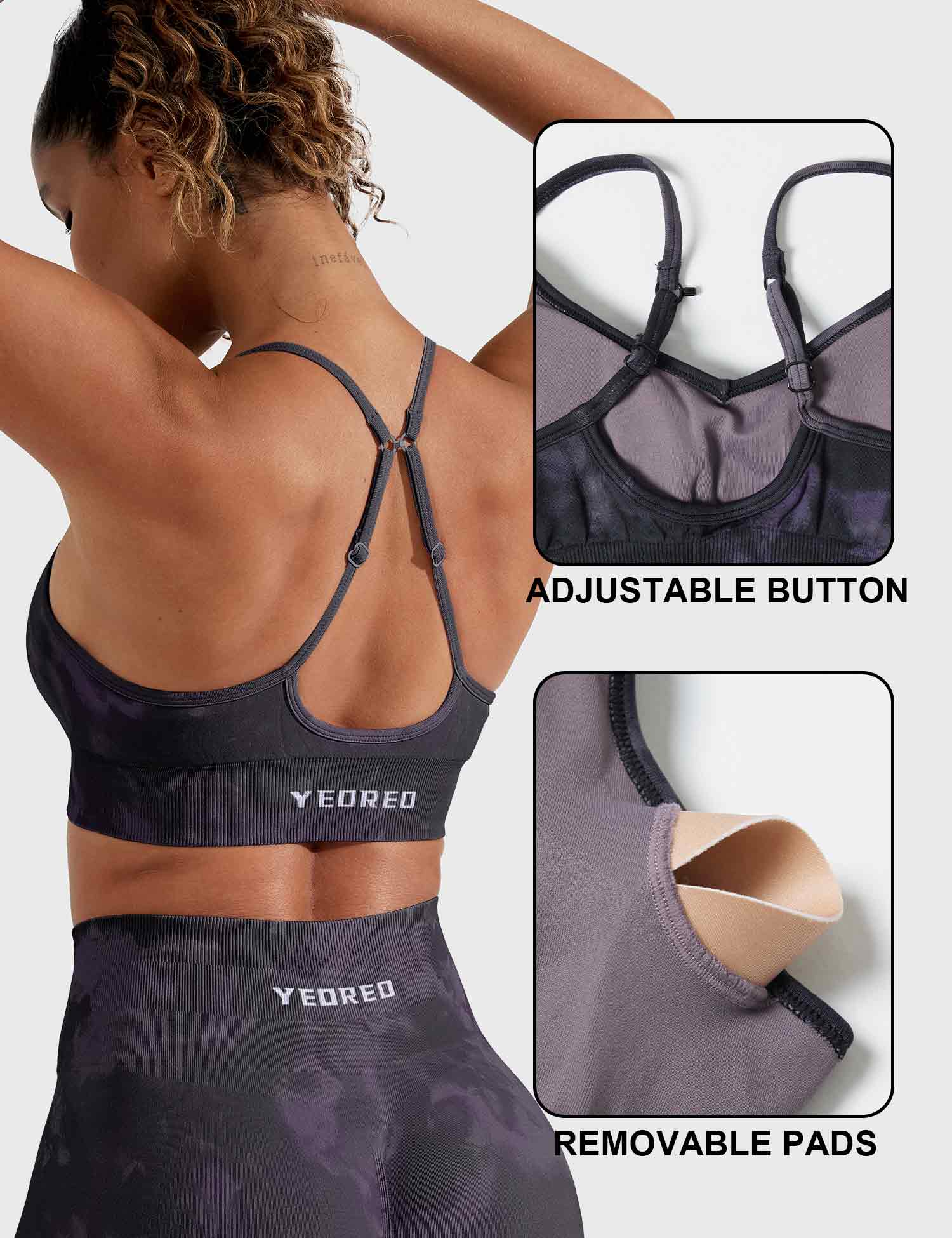 Yeoreo Seamless Print Jada Leggings/ Shorts/ Bras - Image 70