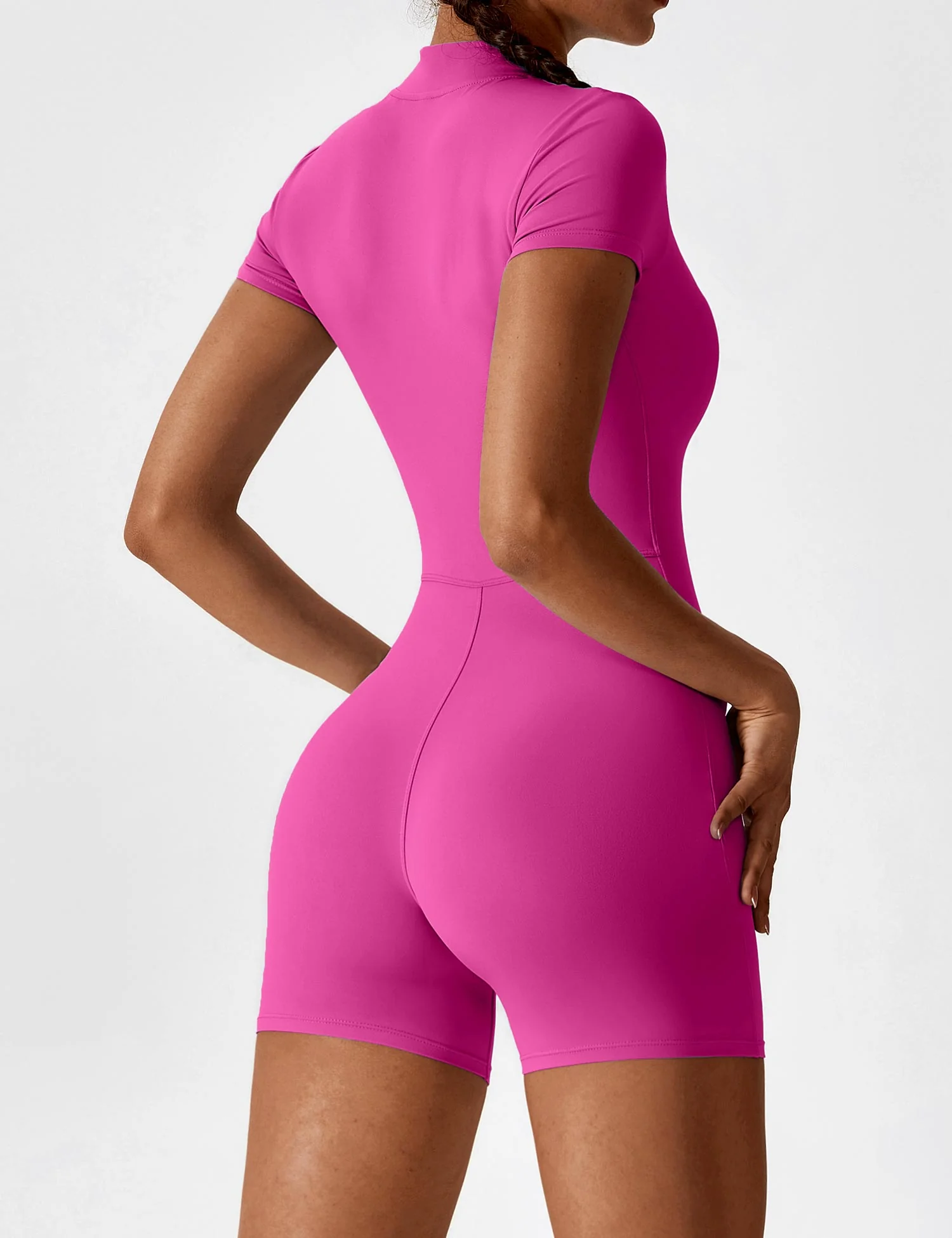 Yeoreo Short Sleeve Zipper Romper - Image 26