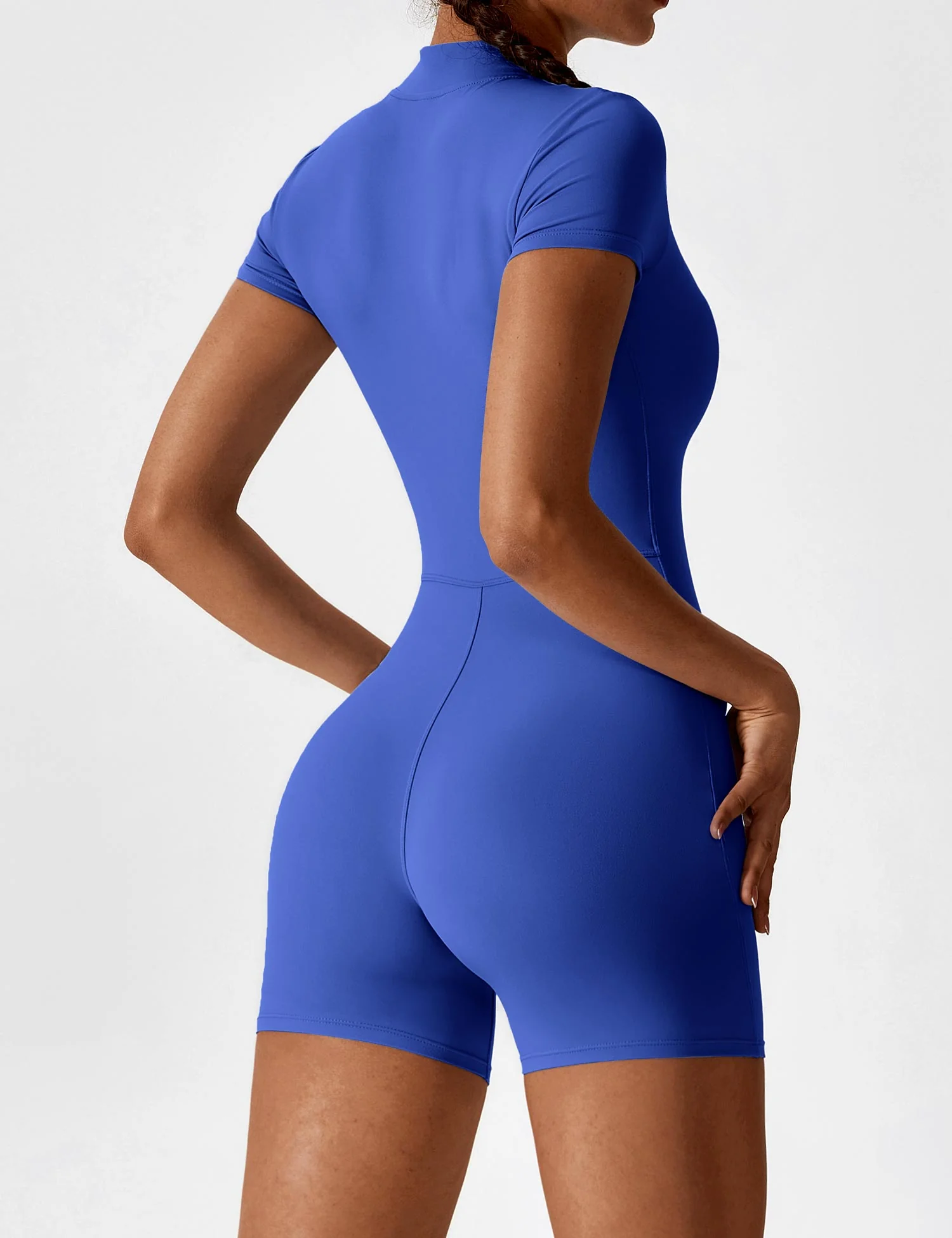 Yeoreo Short Sleeve Zipper Romper - Image 50