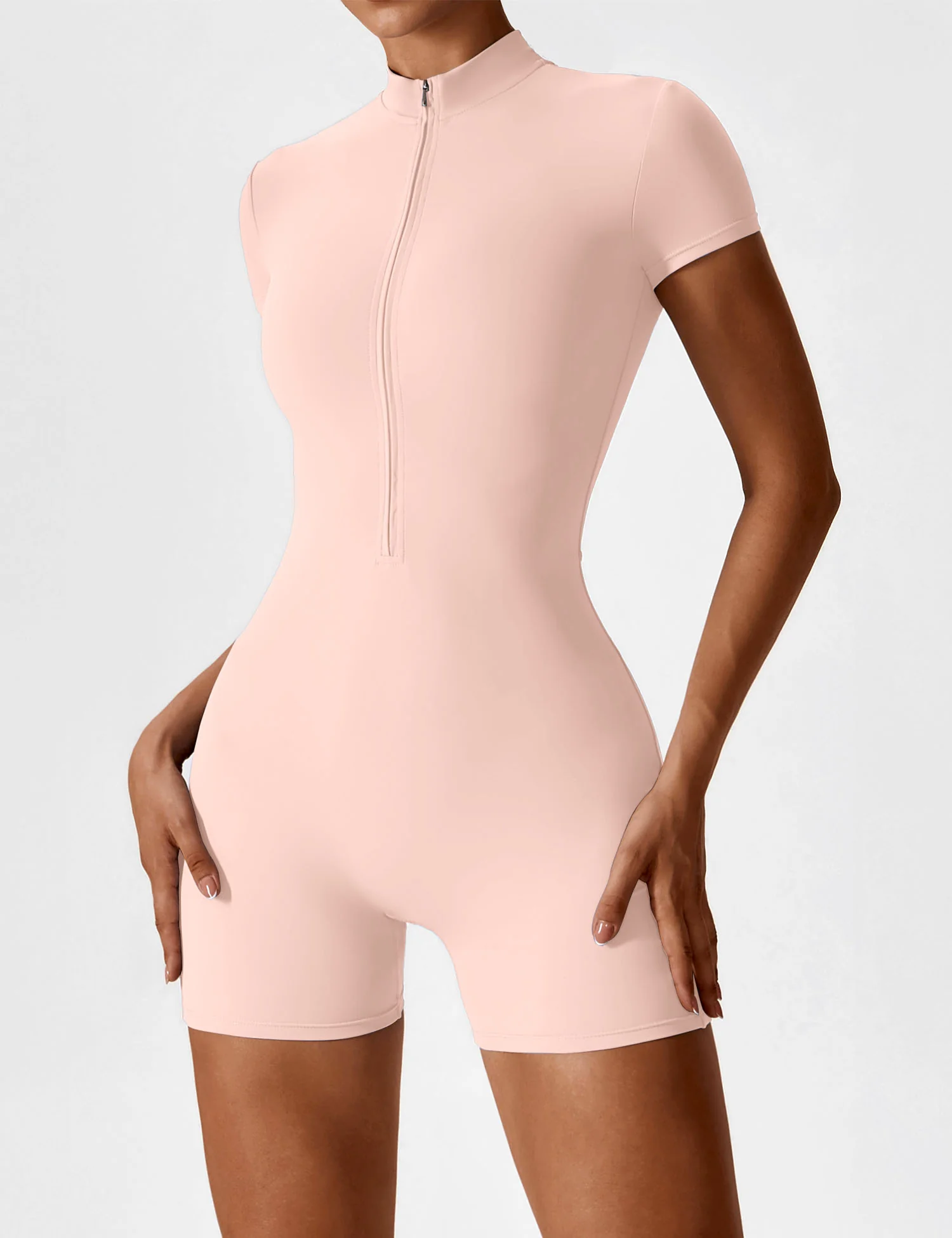 Yeoreo Short Sleeve Zipper Romper - Image 76