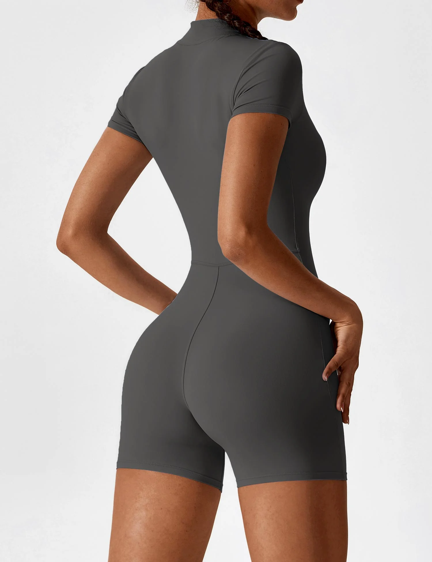 Yeoreo Short Sleeve Zipper Romper - Image 98