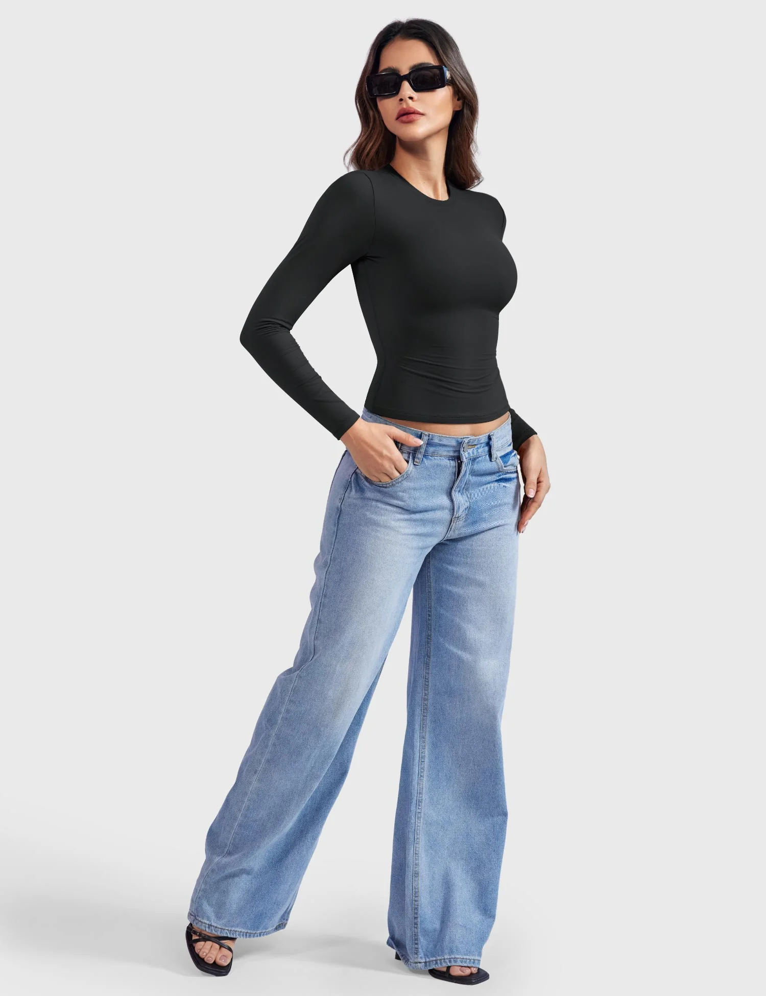 Yeoreo Sweeney Sculpting Long Sleeve Top - Image 17