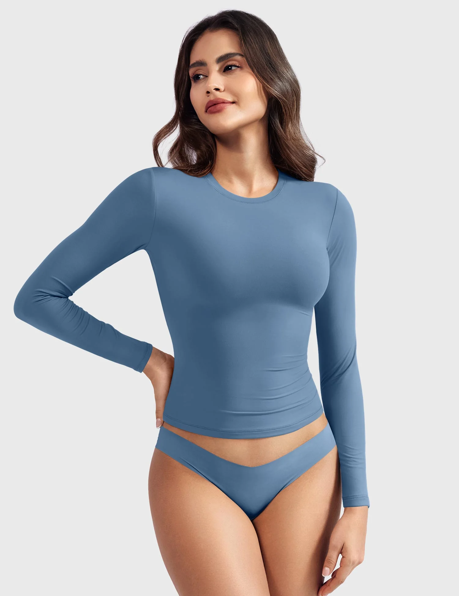 Yeoreo Sweeney Sculpting Long Sleeve Top - Image 27