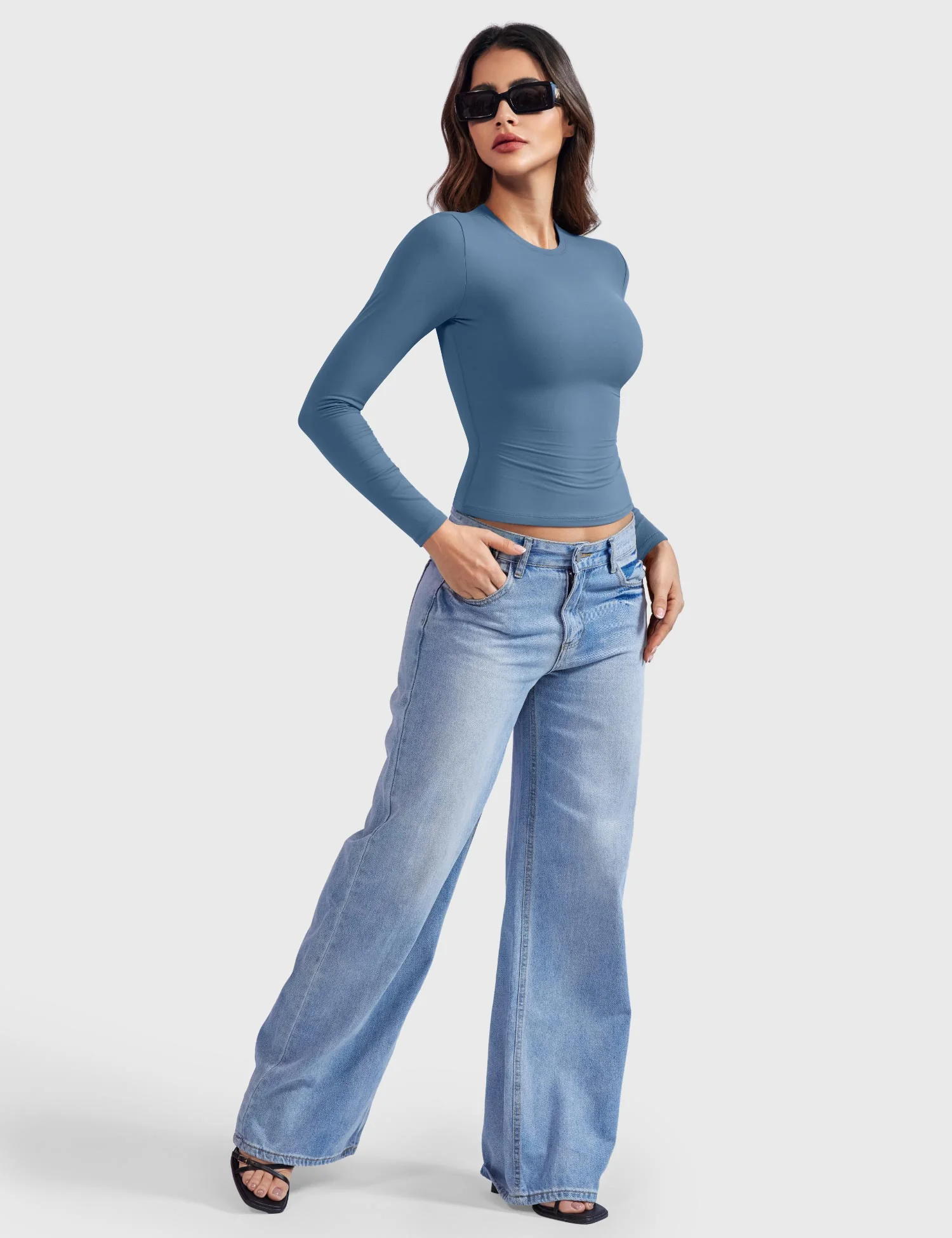 Yeoreo Sweeney Sculpting Long Sleeve Top - Image 29