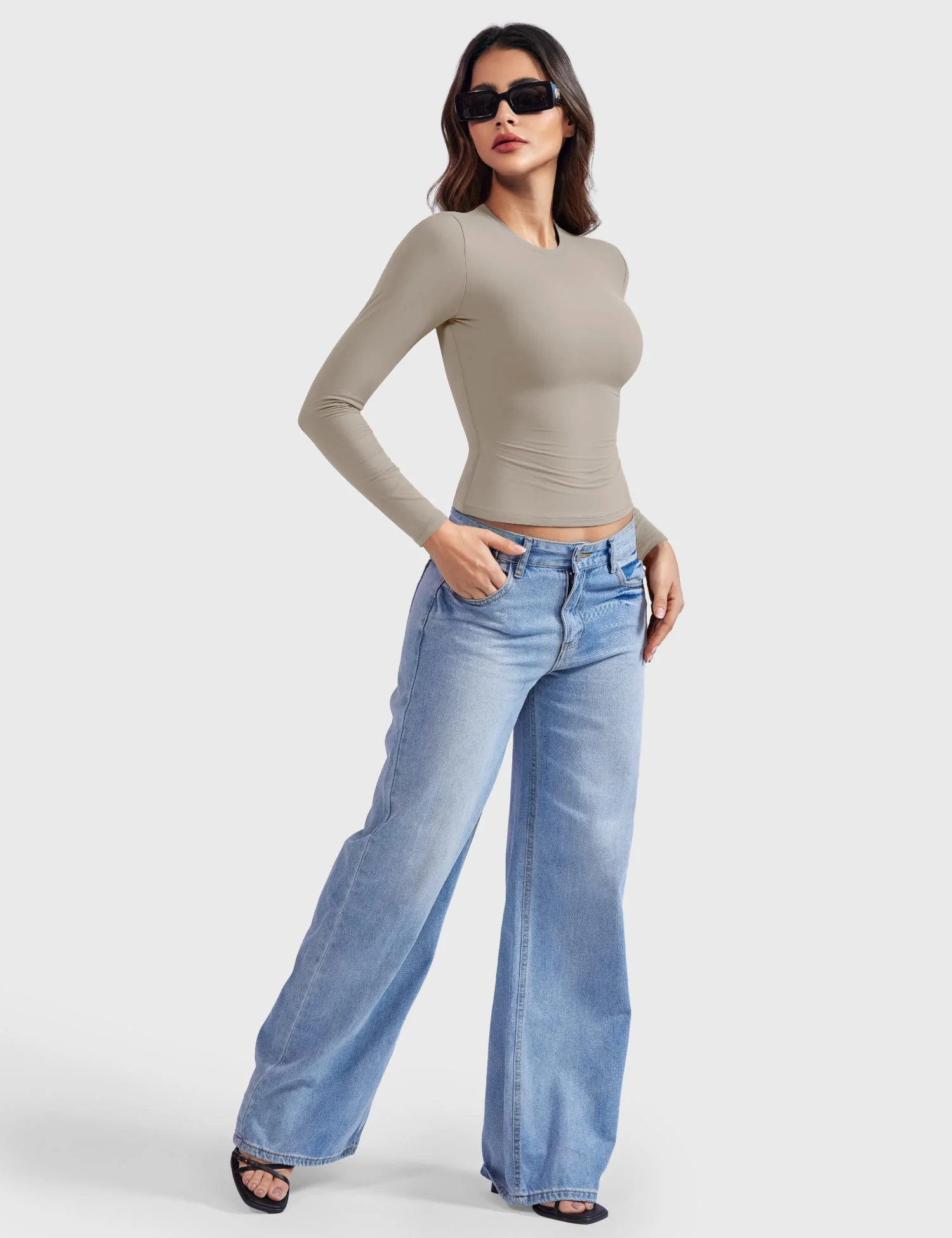 Yeoreo Sweeney Sculpting Long Sleeve Top - Image 35