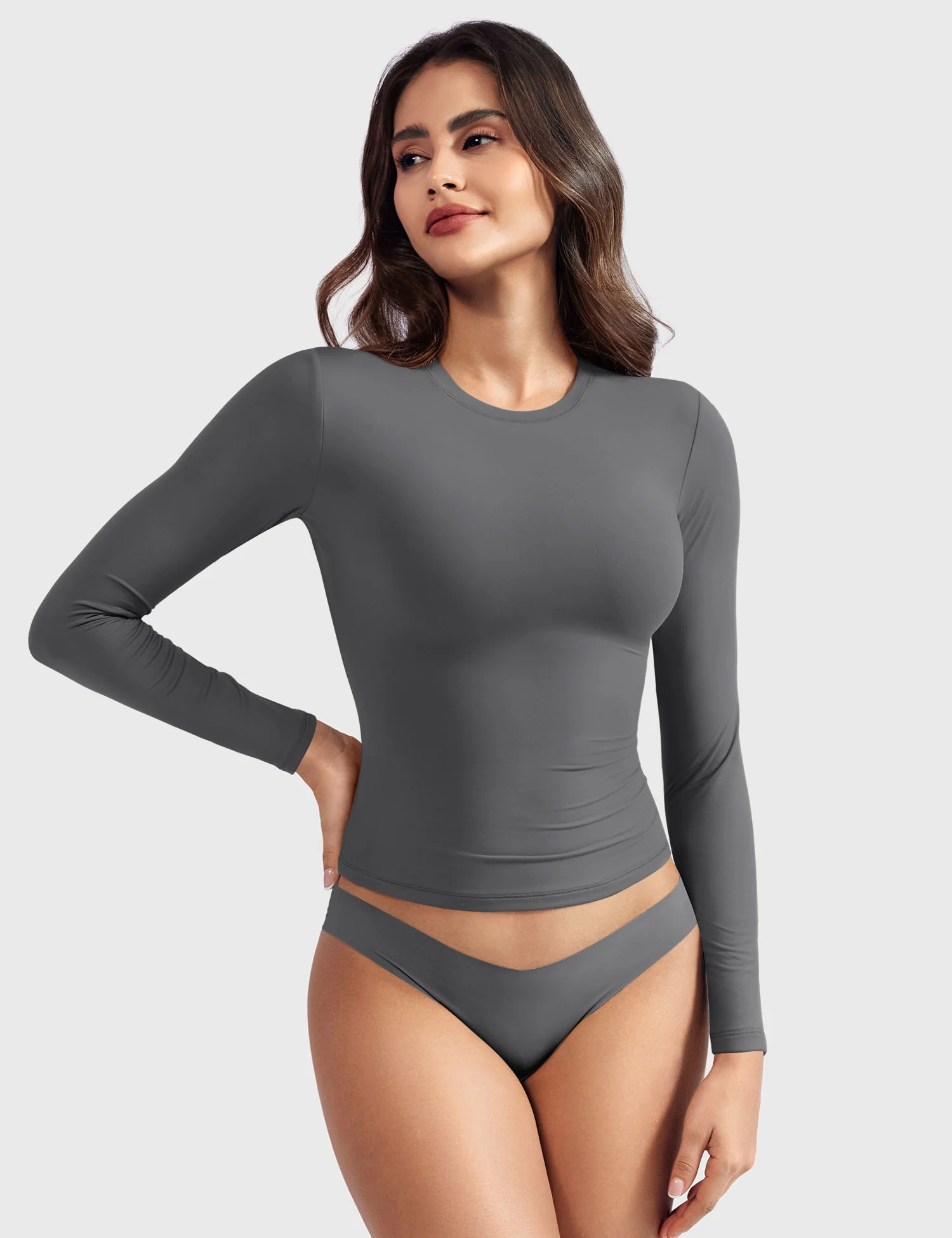 Yeoreo Sweeney Sculpting Long Sleeve Top - Image 62