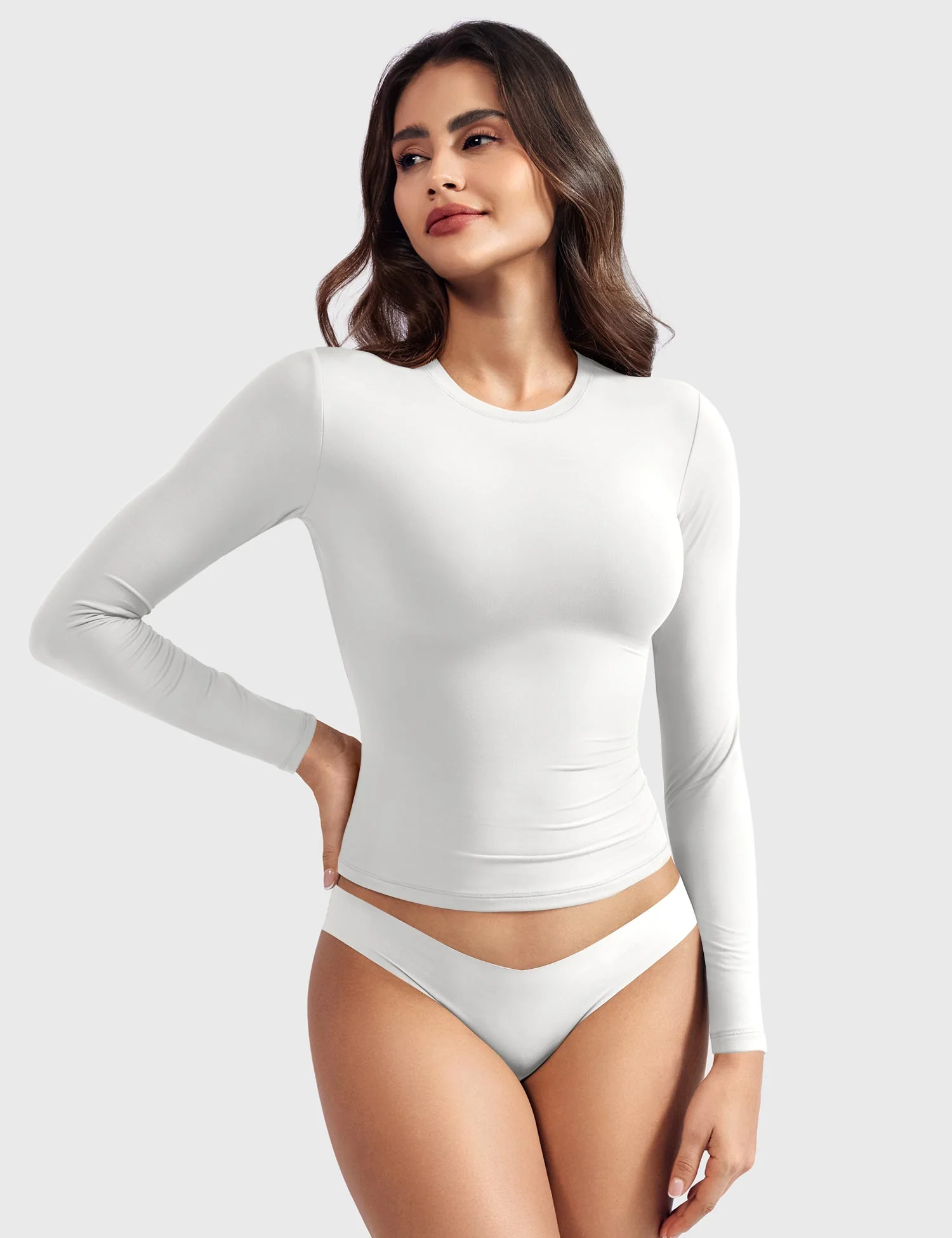 Yeoreo Sweeney Sculpting Long Sleeve Top - Image 3