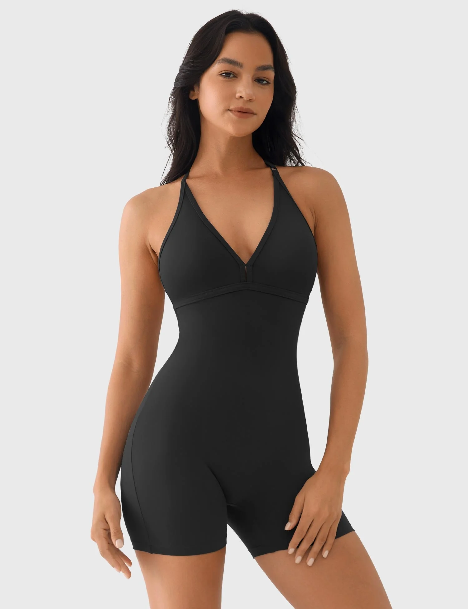 Yeoreo Taylor V Neck Backless Romper - Image 11