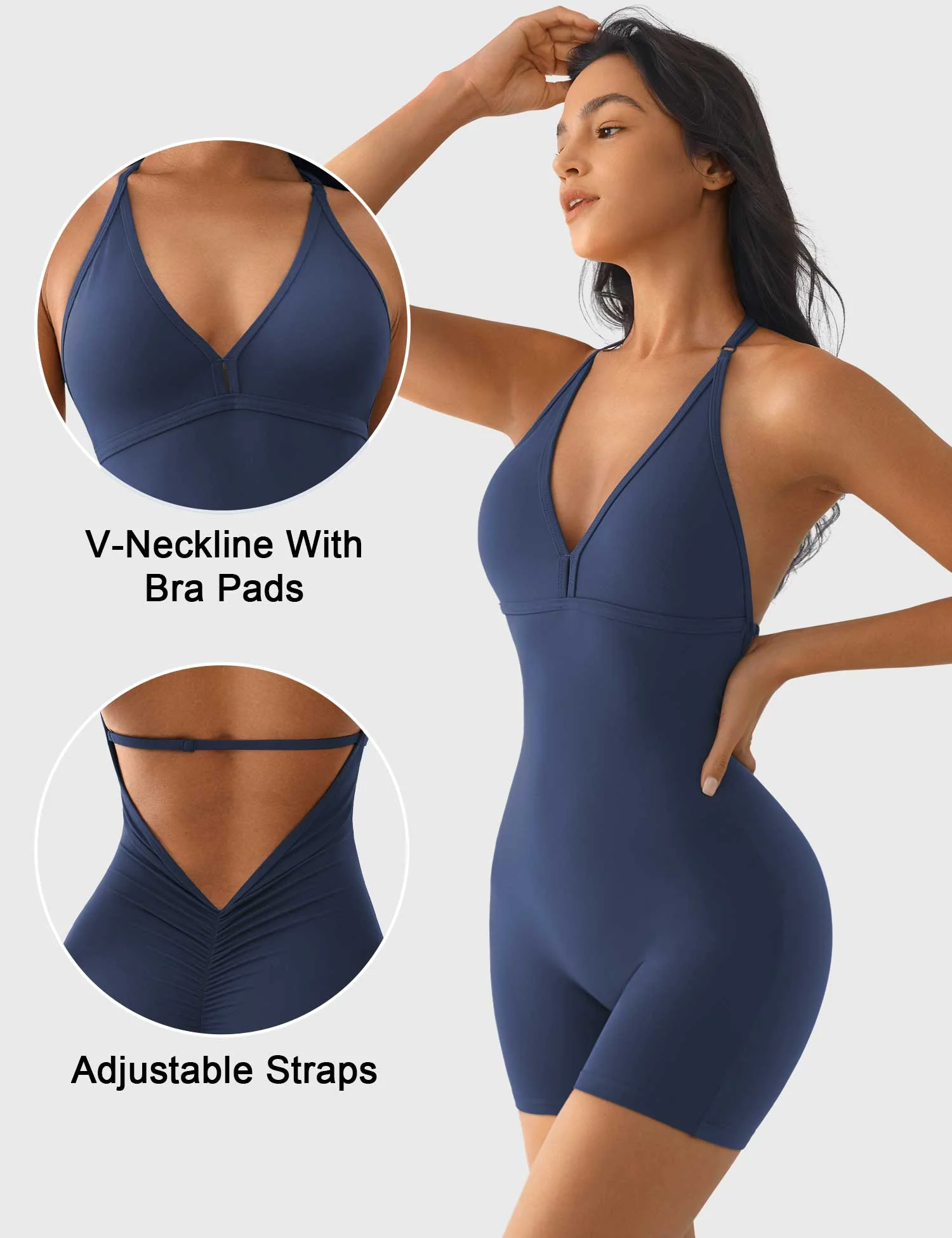 Yeoreo Taylor V Neck Backless Romper - Image 16