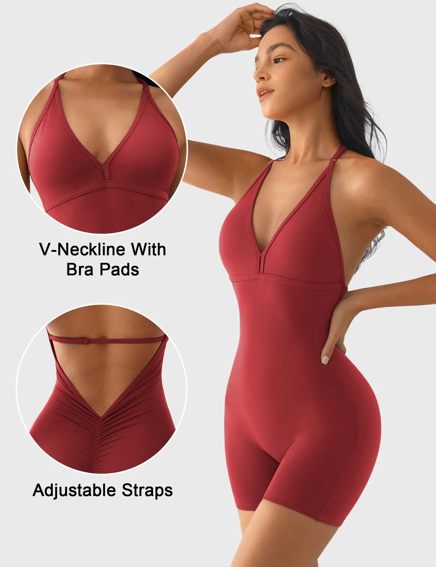 Yeoreo Taylor V Neck Backless Romper - Image 22