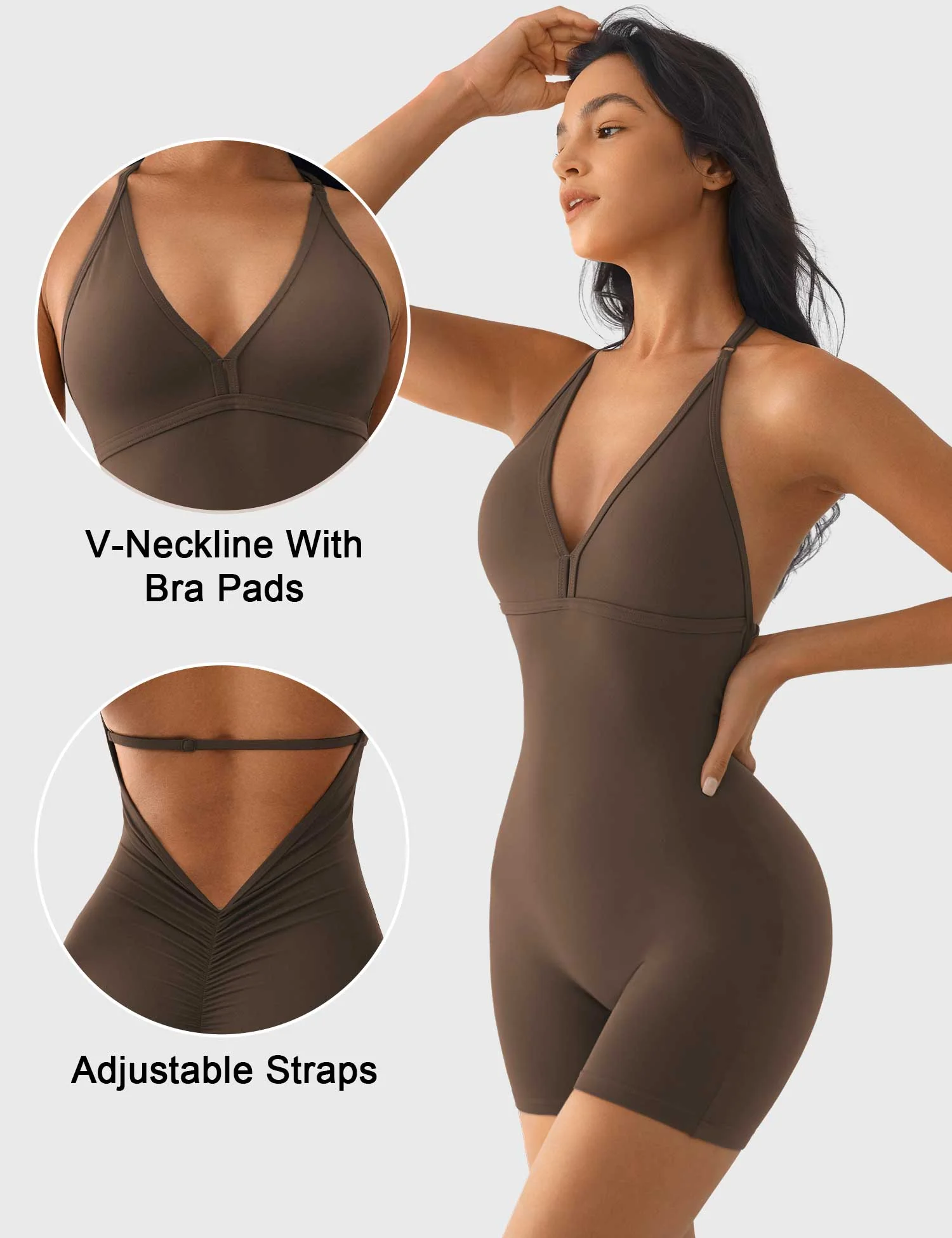 Yeoreo Taylor V Neck Backless Romper - Image 28