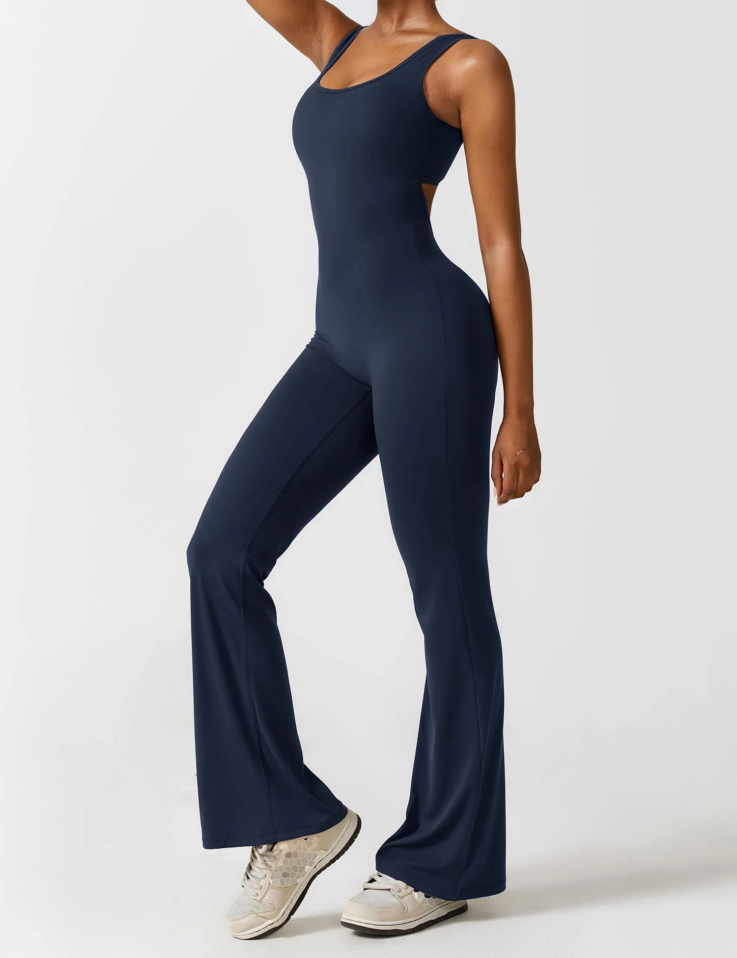 Yeoreo V-Back Flared Jumpsuit - Image 16