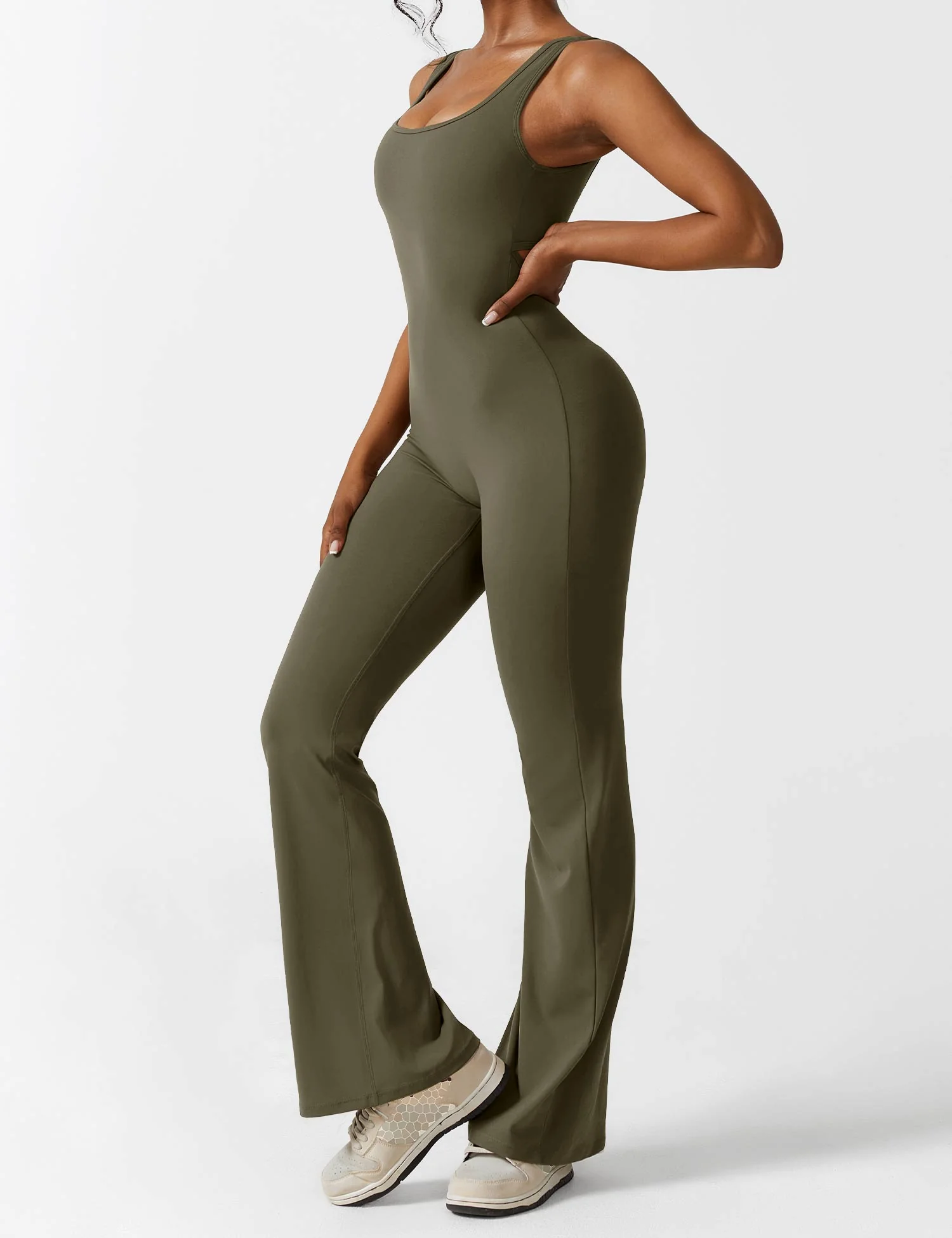 Yeoreo V-Back Flared Jumpsuit - Image 40