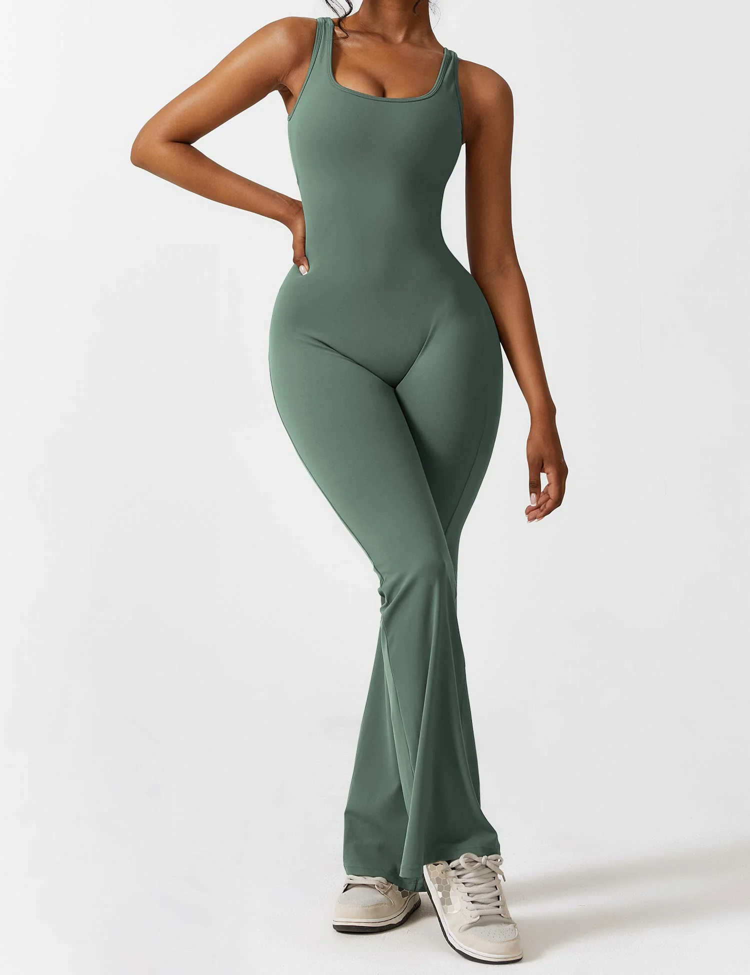 Yeoreo V-Back Flared Jumpsuit - Image 50