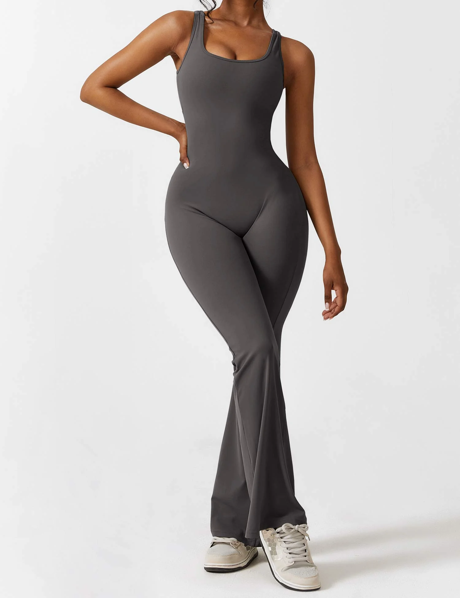 Yeoreo V-Back Flared Jumpsuit - Image 92