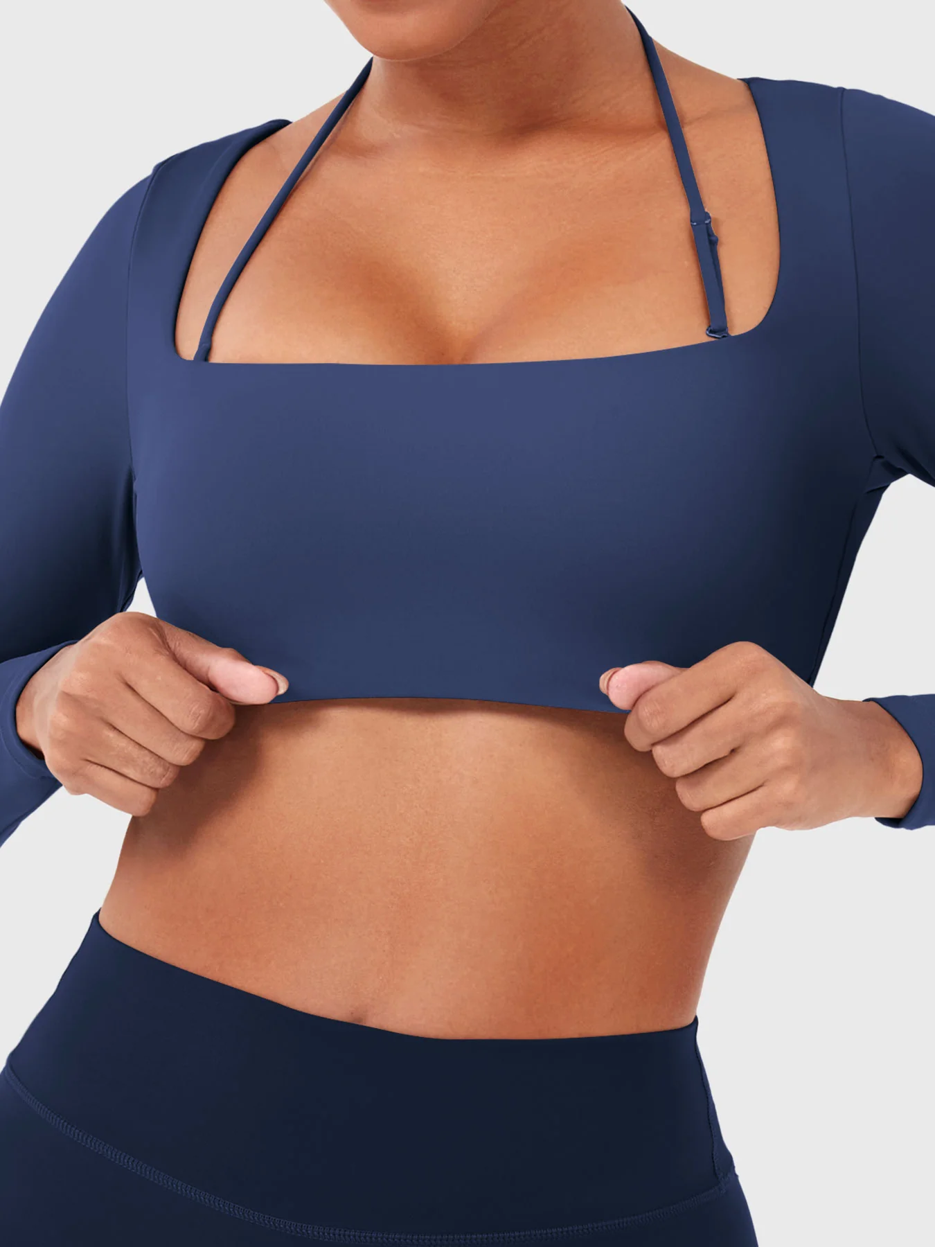 Yeoreo Violie Thin-Strap Long Sleeve Top - Image 5